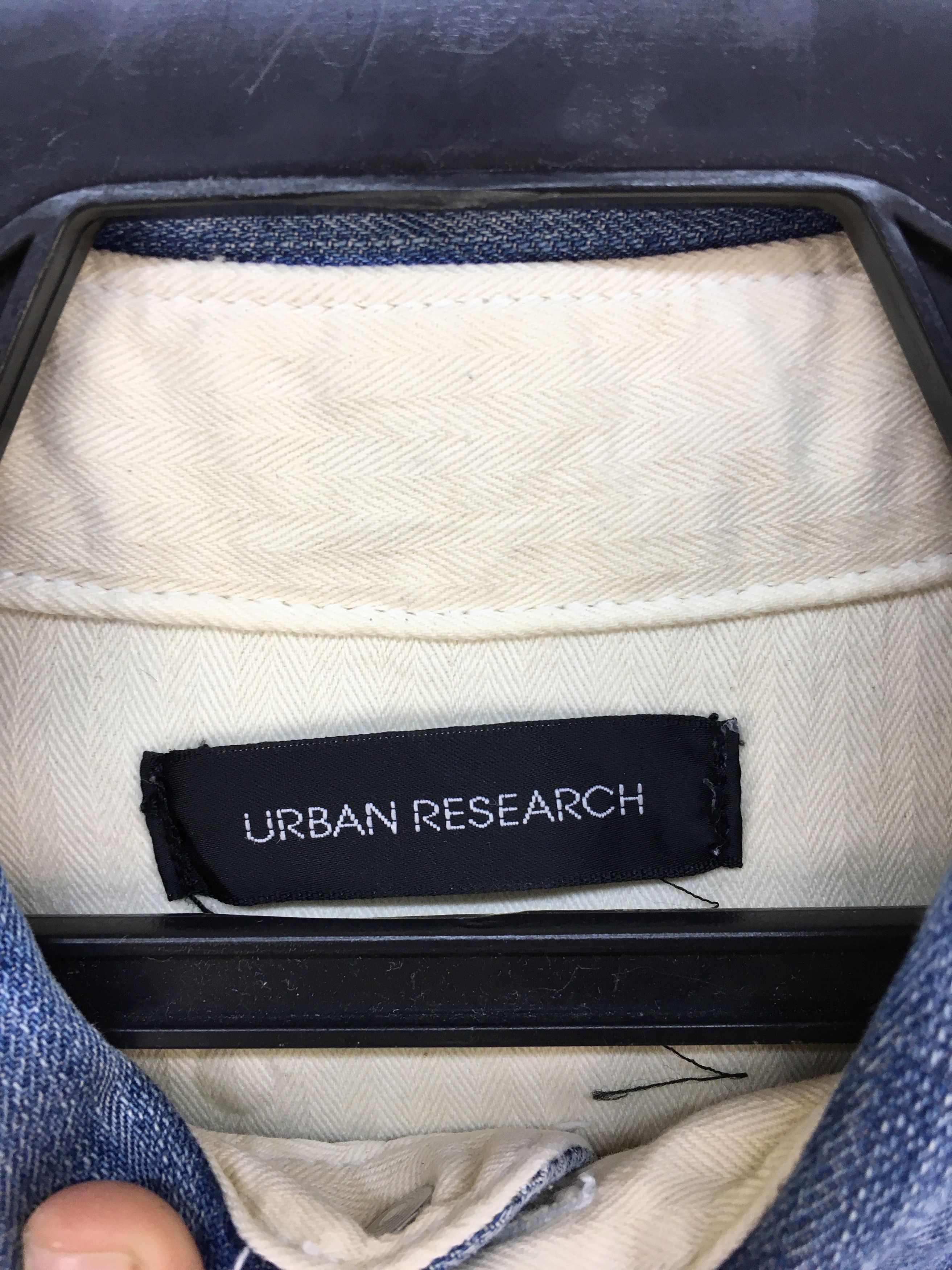 Hysteric Glamour URBAN RESEARCH Blue Denim Long Shirt Size US XS / EU 42 / 0 - 7 Thumbnail