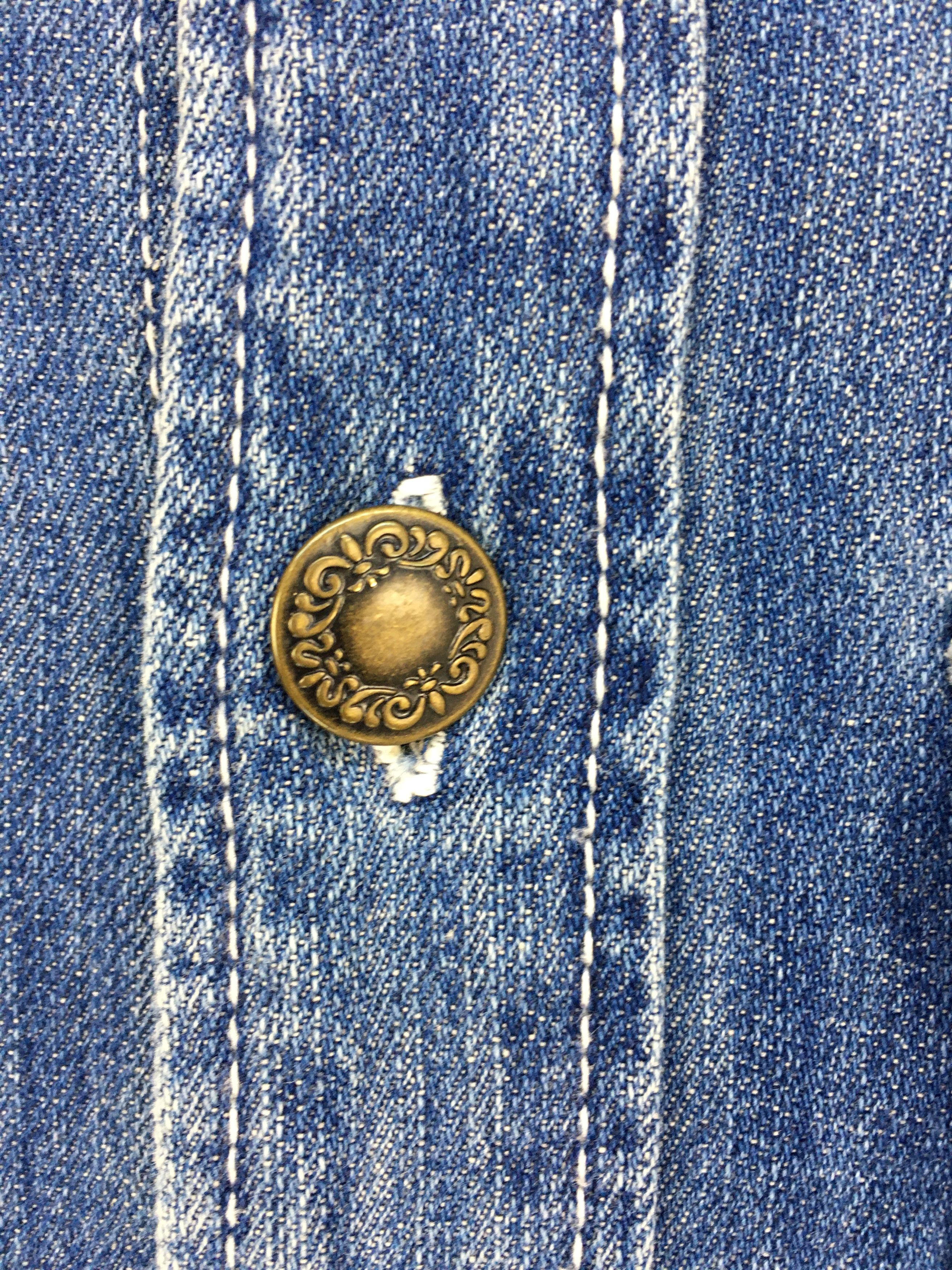Hysteric Glamour URBAN RESEARCH Blue Denim Long Shirt Size US XS / EU 42 / 0 - 4 Thumbnail