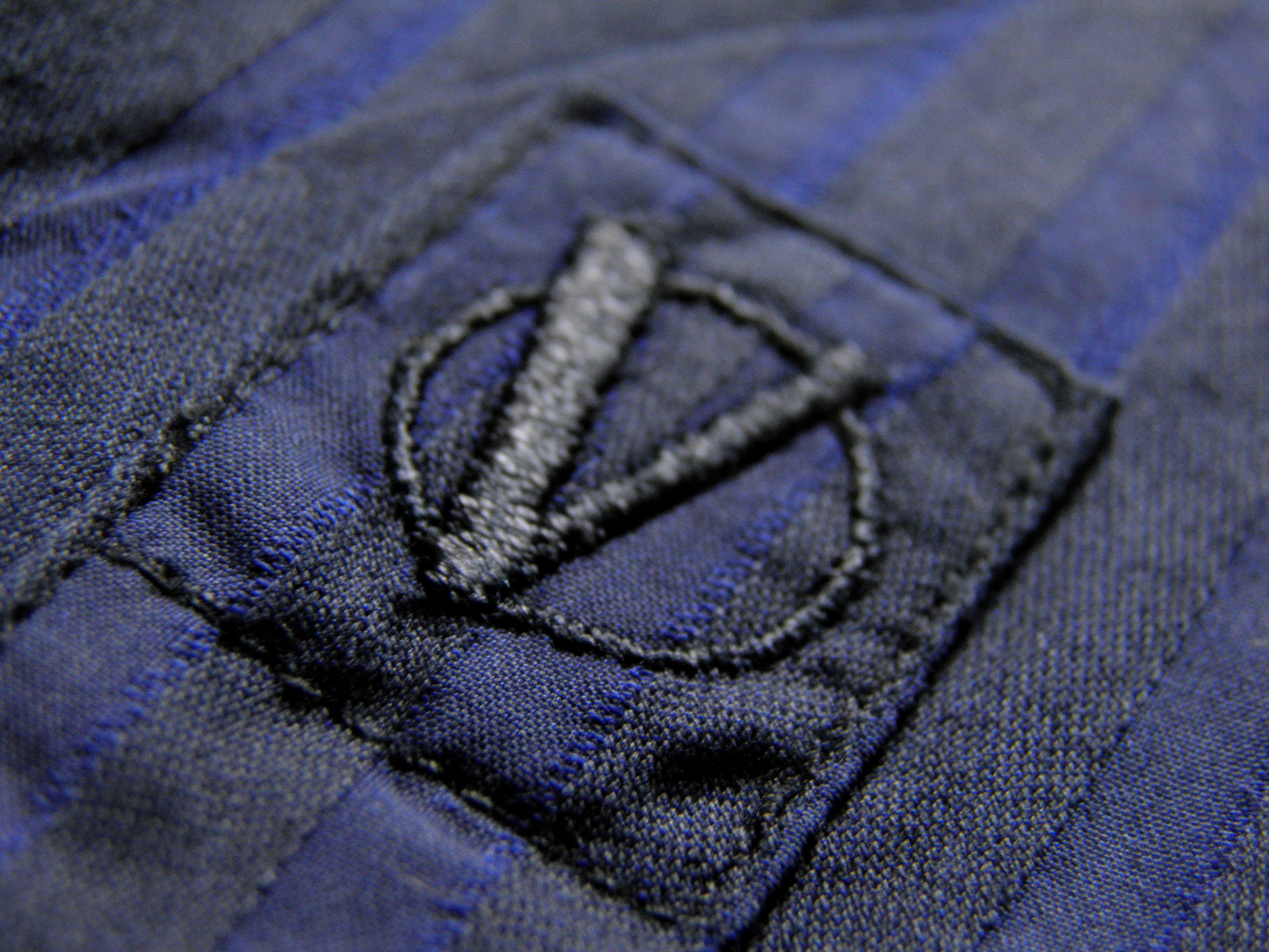 Versace × Versace Jeans Couture × Versus Versace Versace Collection Logo Striped Navy Longsleeve Shirt Size US L / EU 52-54 / 3 - 9 Thumbnail