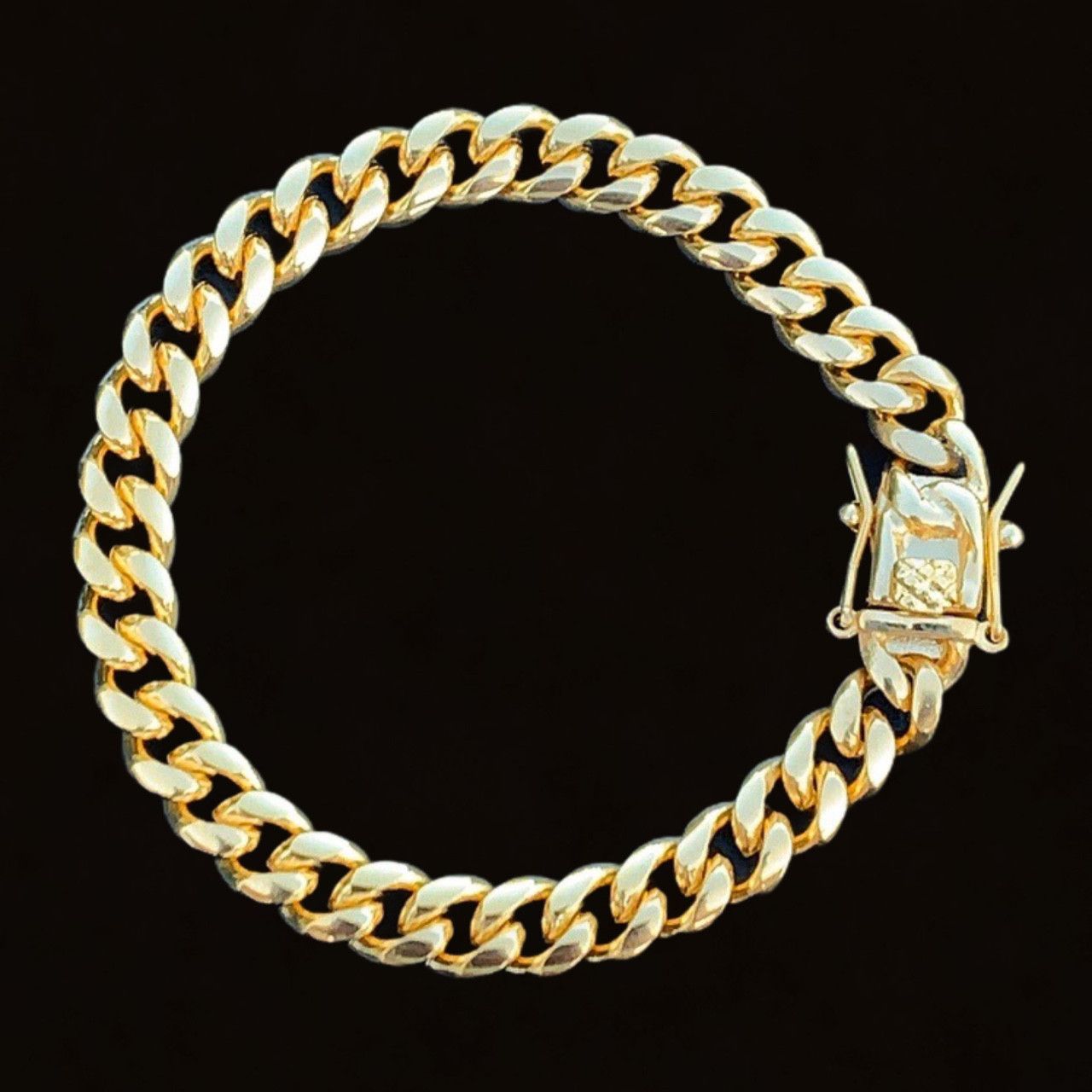 Cuban Link Chain Gold Cuban Link Bracelet 9mm | Grailed