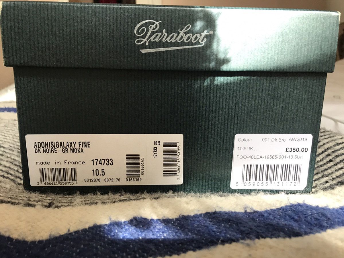 Drakes × Paraboot Paraboot Drakes Dark Brown Pebble Grain Drakes × Paraboot Paraboot Drakes Dark Brown Pebble Grain