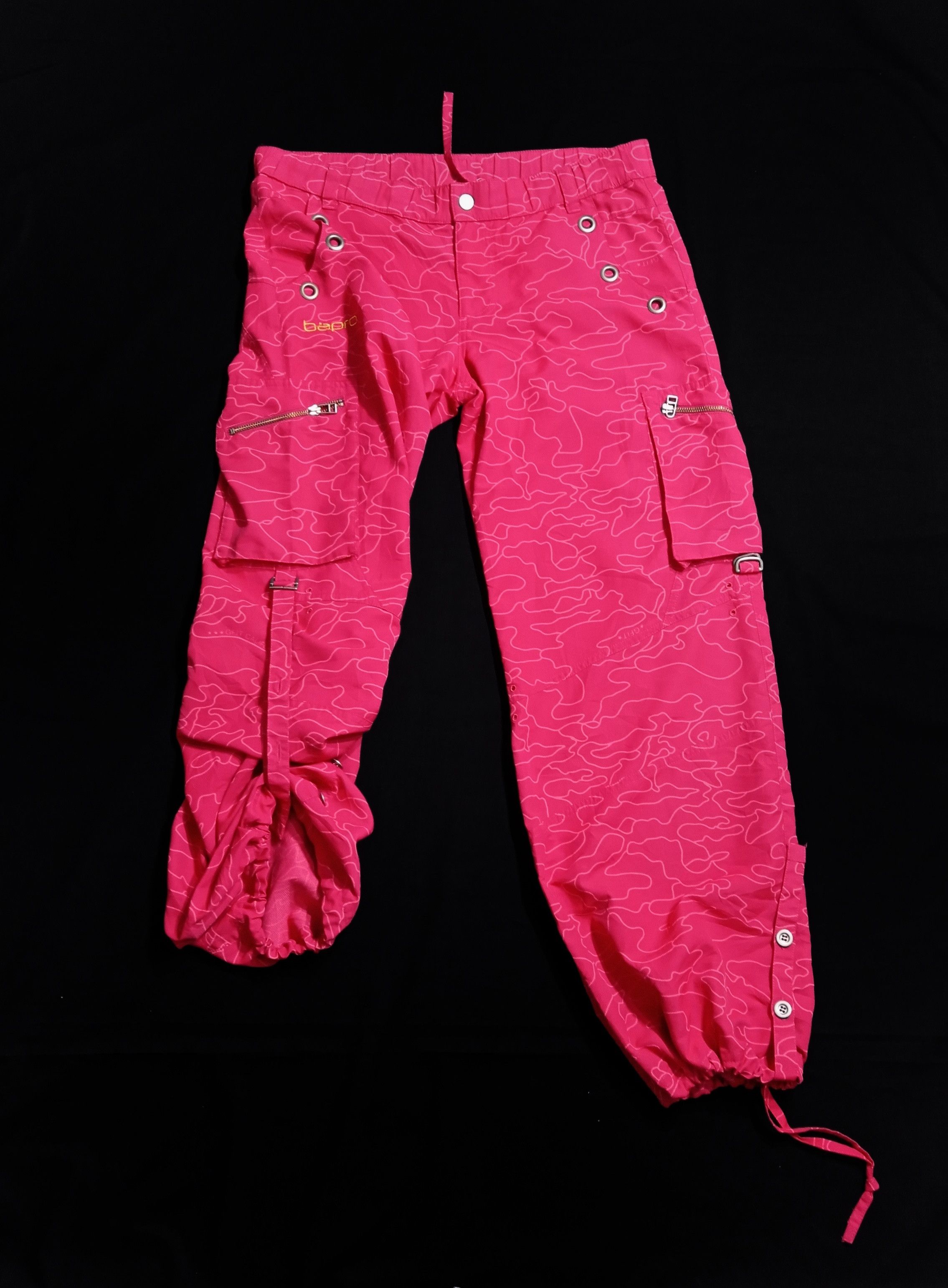 Japanese Brand Bapro Polished Professional parachute draw string pants Size US 34 / EU 50 - 2 Thumbnail