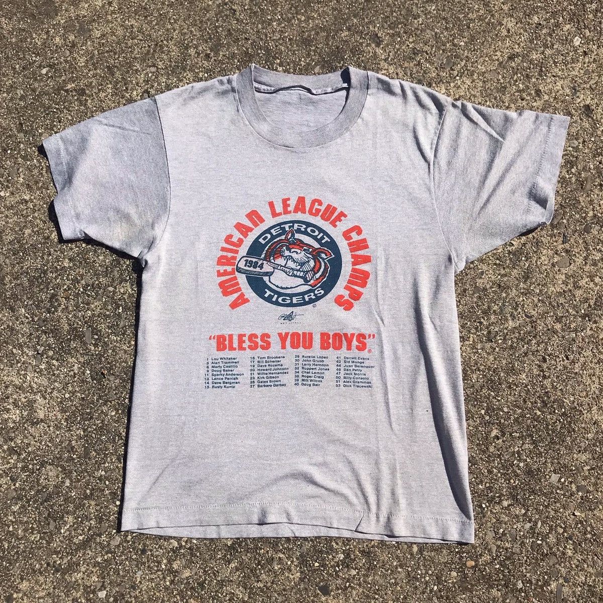 MLB × Vintage Vintage 1984 Detroit Tigers Tee Size US S / EU 44-46 / 1 - 1 Thumbnail