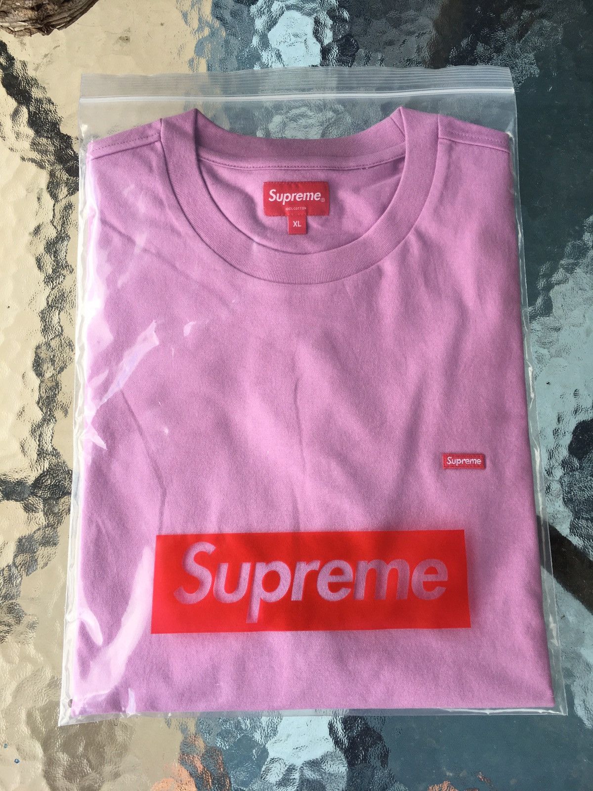 Supreme Supreme Small Box Logo Tee Lilac (SS20) | Grailed