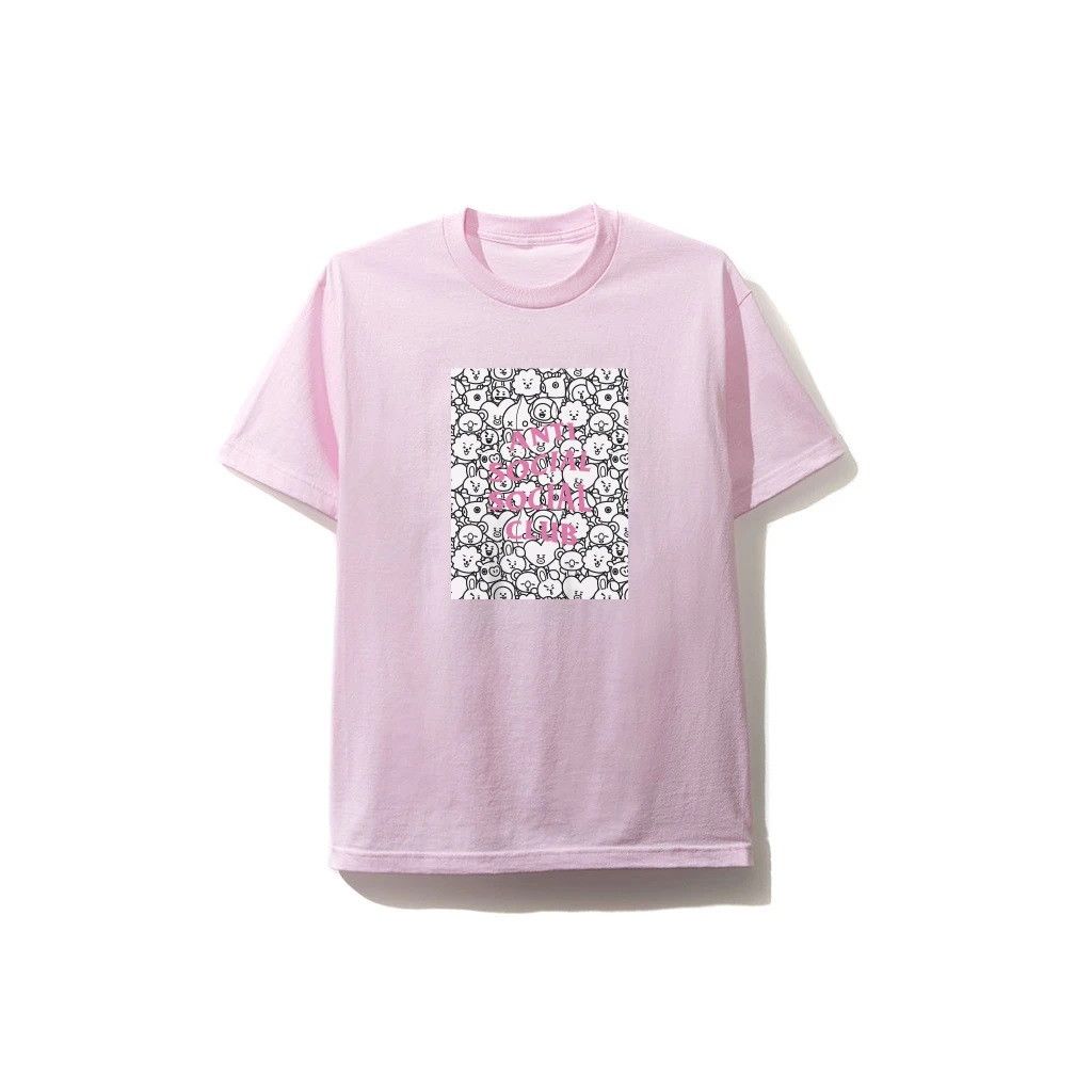 Anti Social Social Club × Other DS ASSC x BT21 What you need Pink Tee Bape kith kaws vlone Size US XS / EU 42 / 0 - 3 Thumbnail
