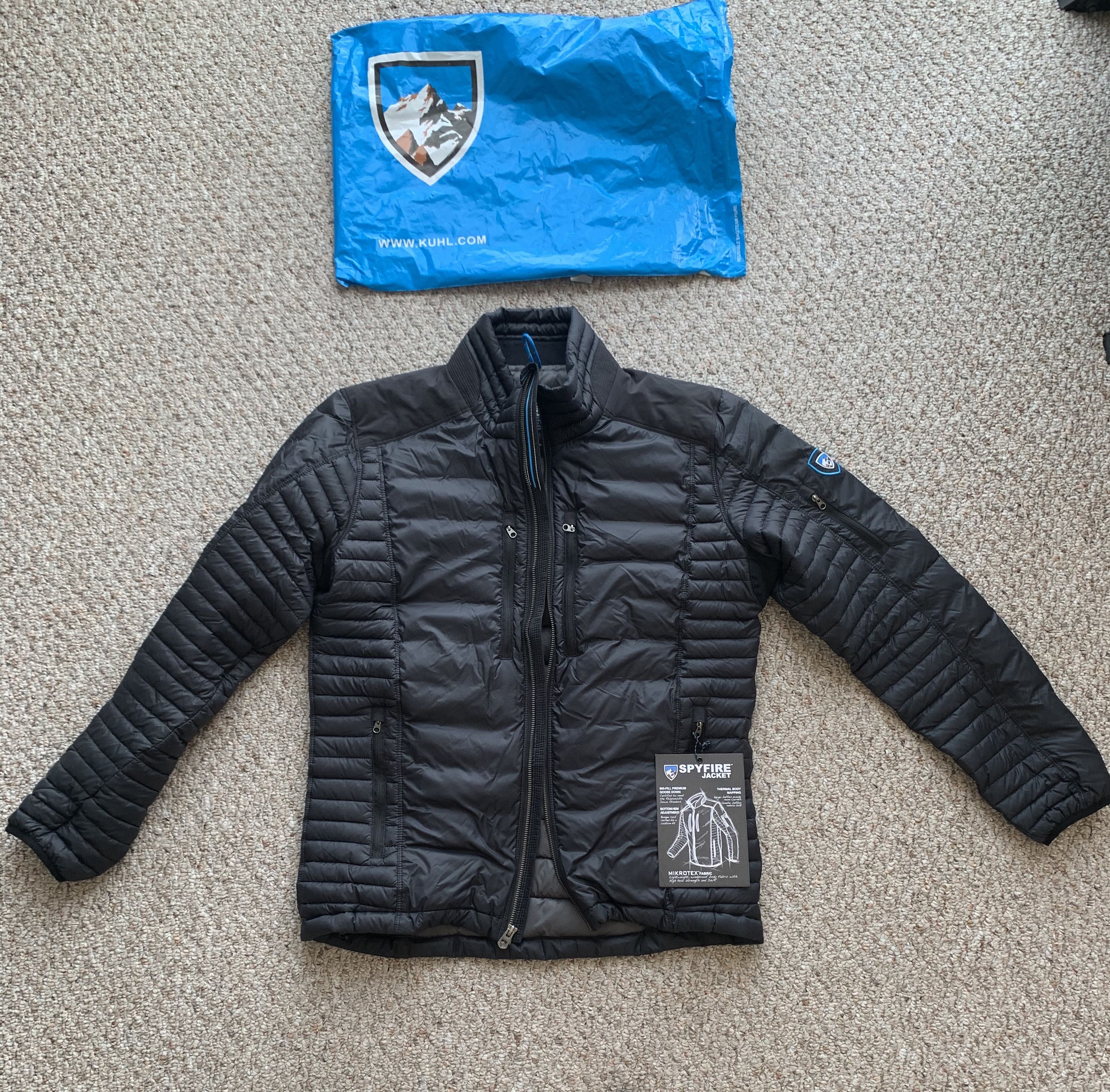 Kuhl Kuhl Projekt Mens Medium Spyfire Puffer Jacket Black Grailed