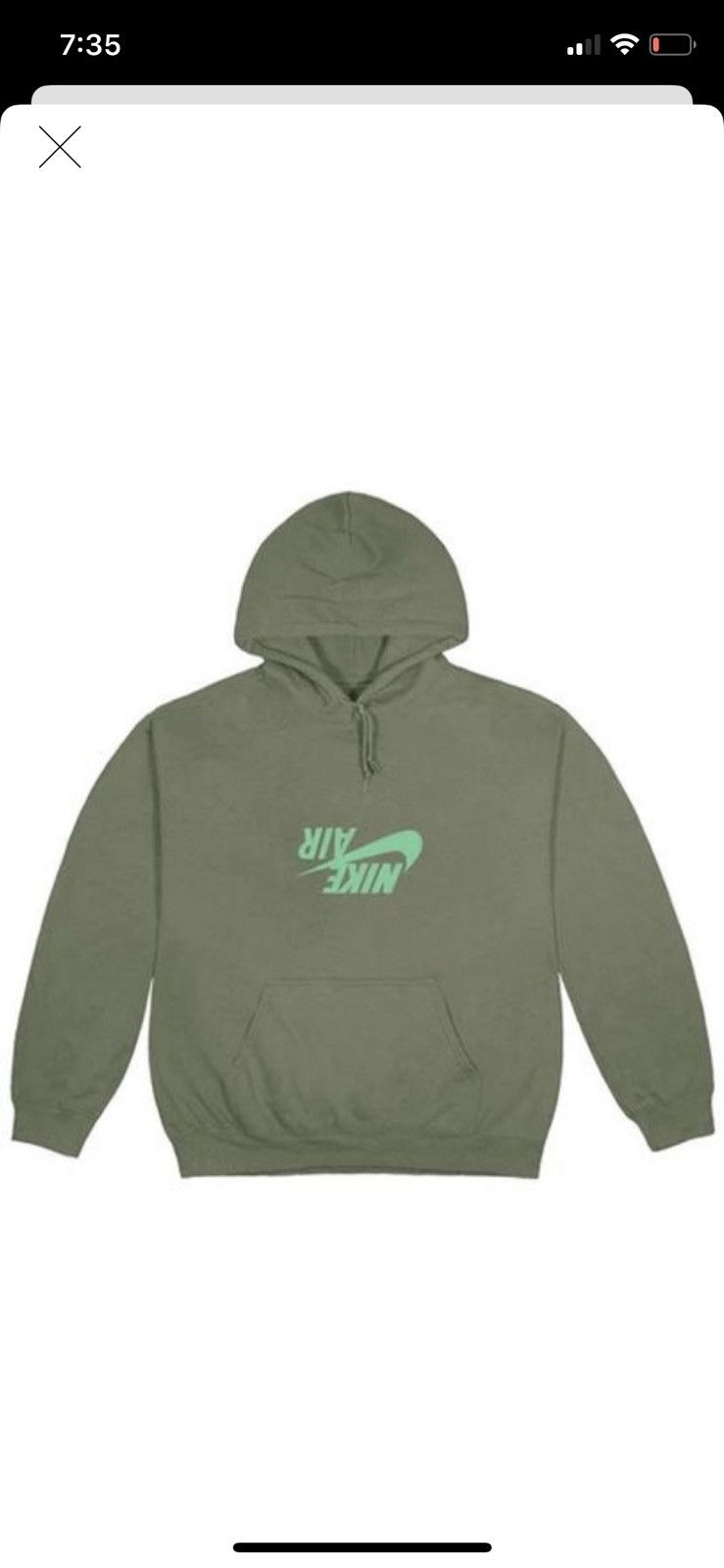 Hoodie Nike Air Olive Jordan Hoodie Travis Sccot Jordan Cactus Jack Highest  Hoodie Green