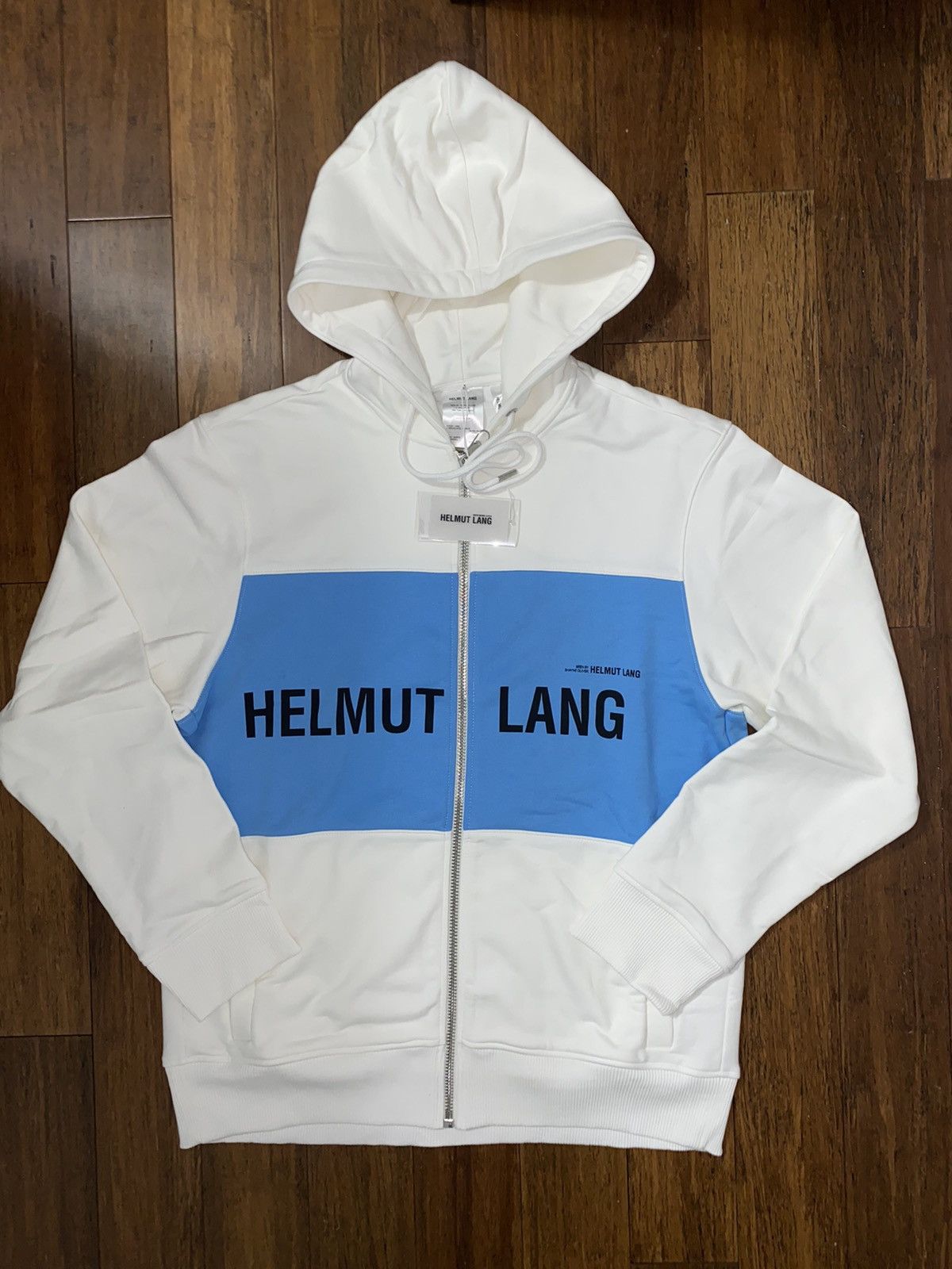 Helmut Lang Helmut Lang CAMPAIGN PR PANEL ZIP HOODIE Grailed