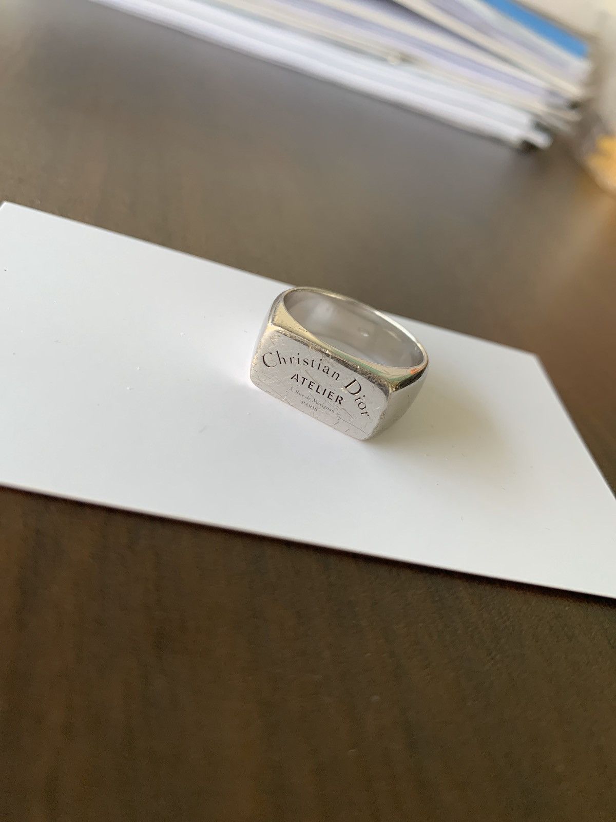 Dior Men's Oblique Signet Ring