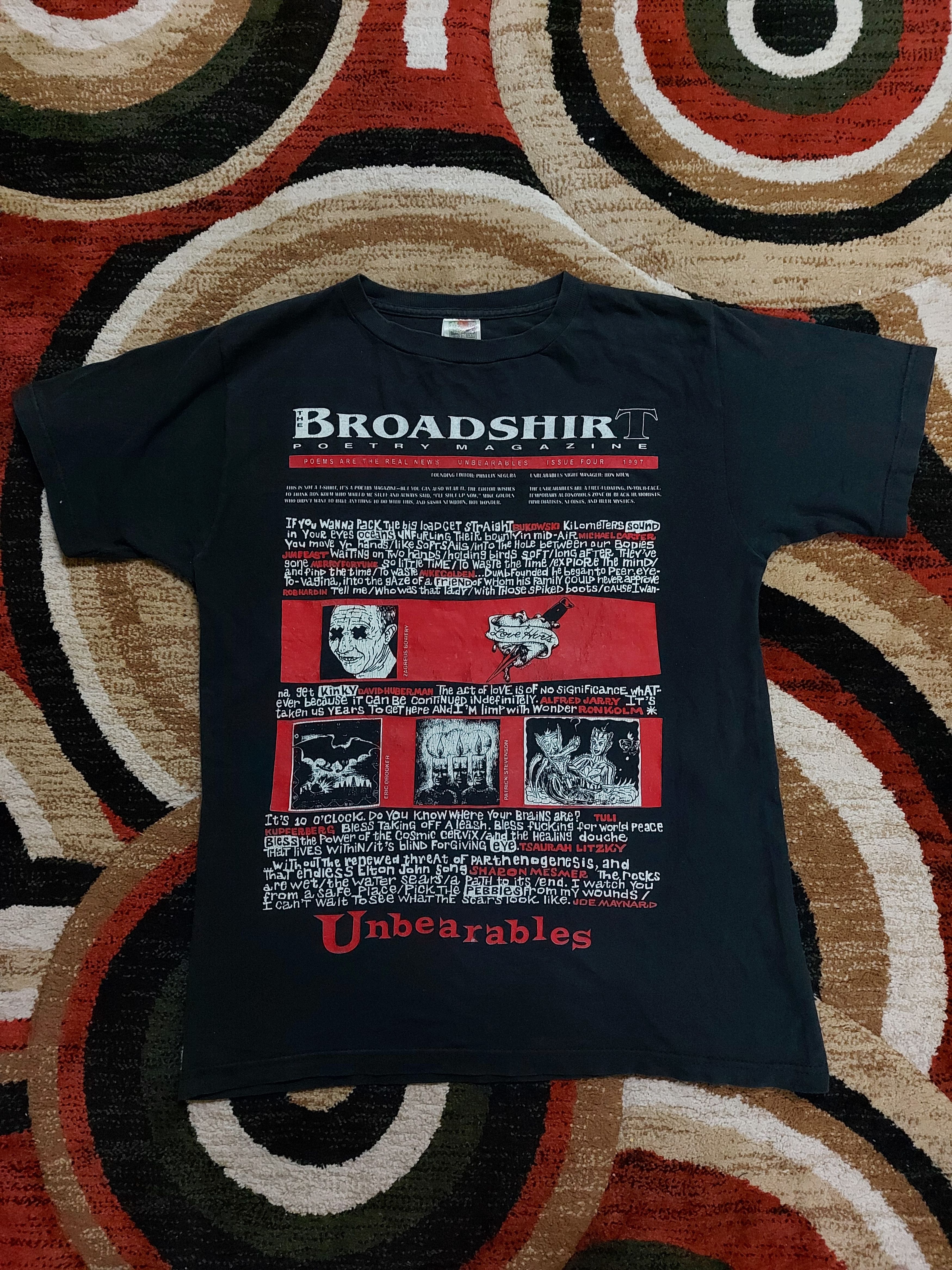 Vintage (B90) broadshirt poetry magazine Size US M / EU 48-50 / 2 - 1 Thumbnail