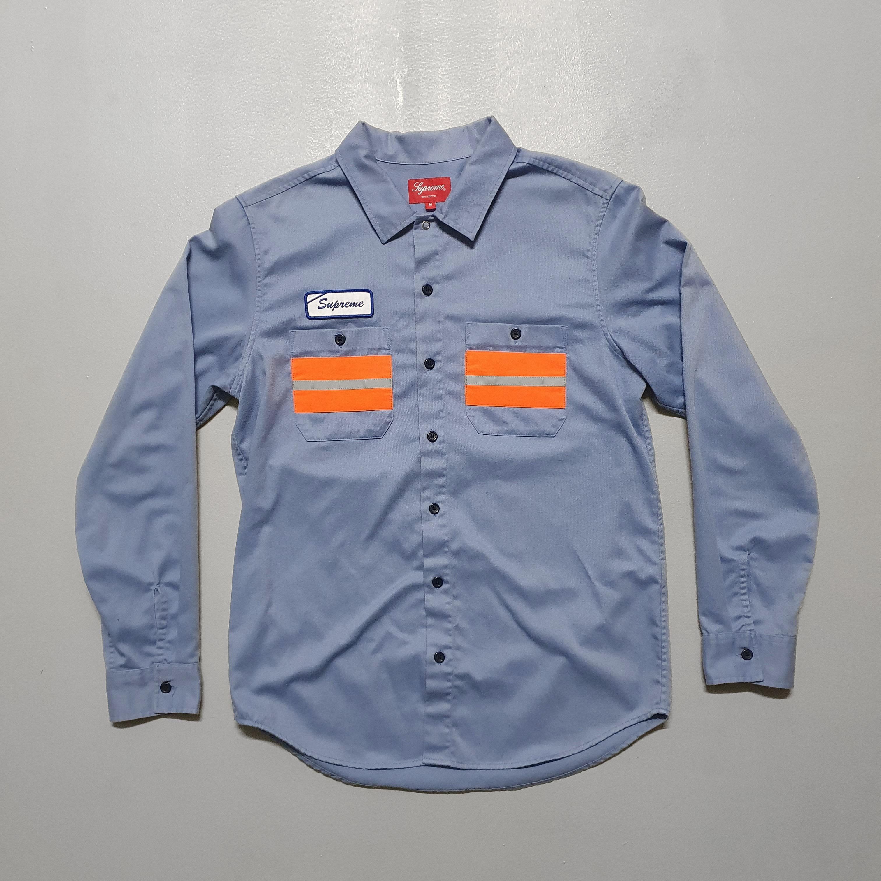 Supreme hi vis work shirt sale