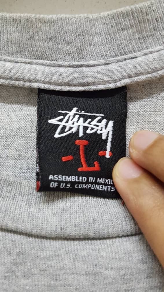 Stussy Nice vintage design STUSSY Big logo aiskrim design Size US L / EU 52-54 / 3 - 6 Thumbnail