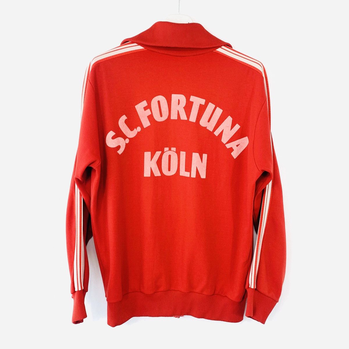 Vintage Vintage 70s SC Fortuna Köln Red Track Jacket Soccer Size US L / EU 52-54 / 3 - 1 Thumbnail