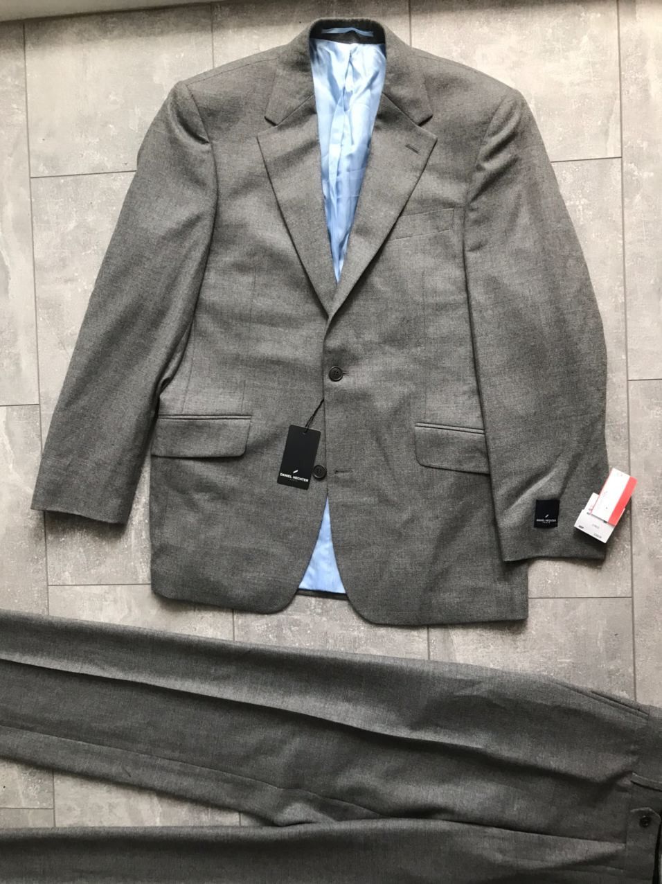 Daniel Hechter Daniel Hechter Paris new suit grey with tag's Size 50R - 11 Thumbnail