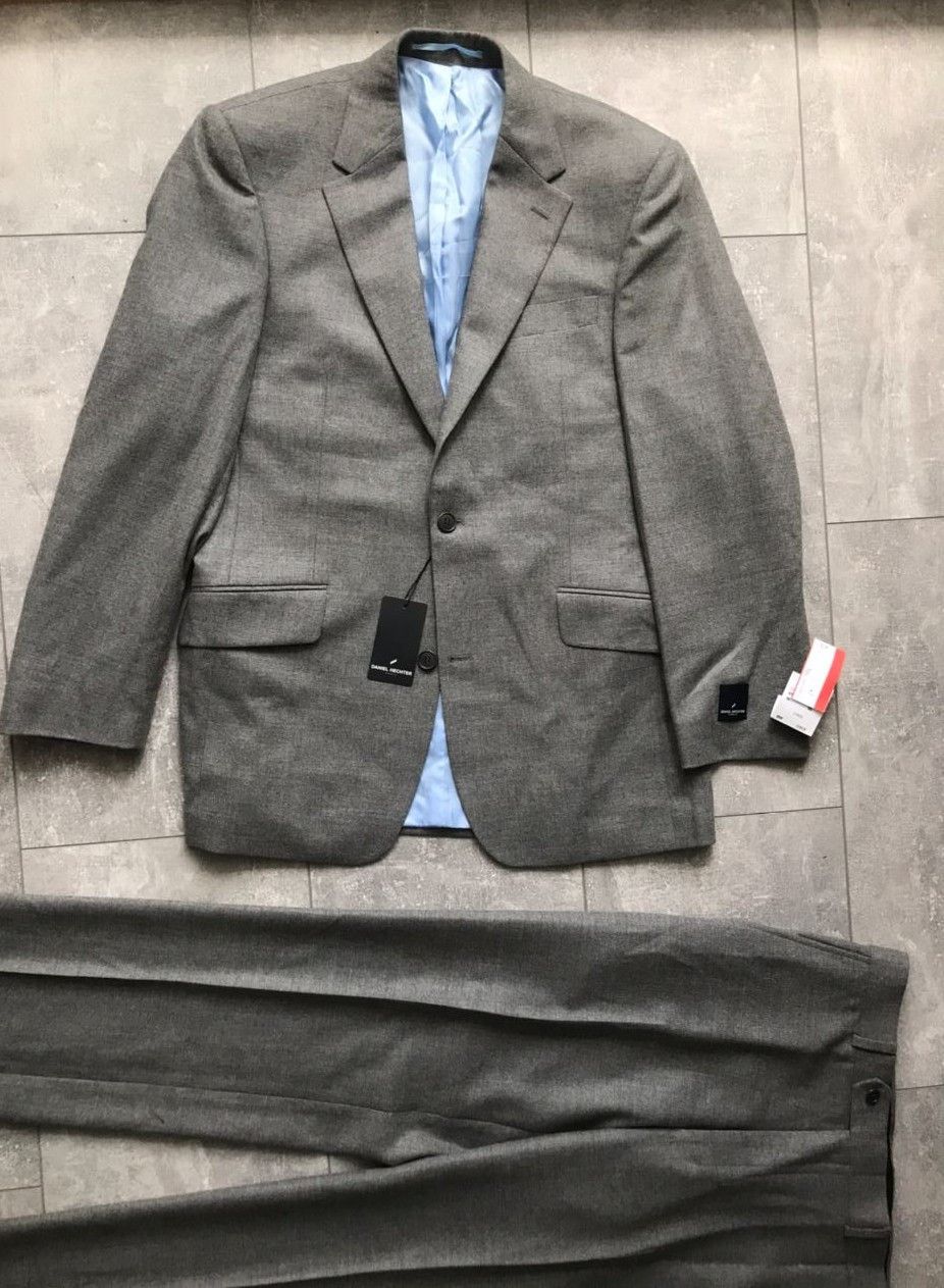 Daniel Hechter Daniel Hechter Paris new suit grey with tag's Size 50R - 4 Thumbnail