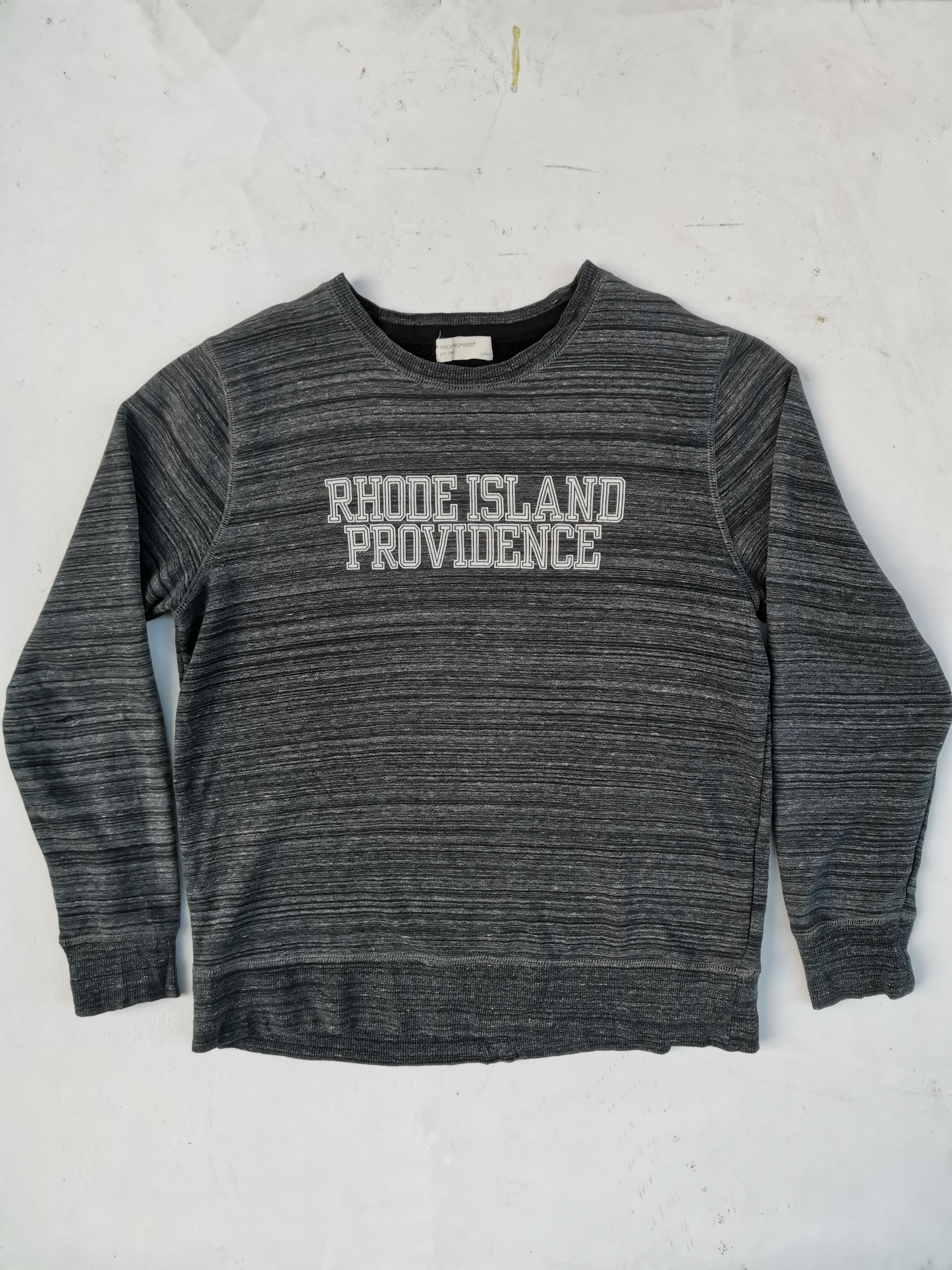 Japanese Brand Back Number: Rhode Island Providence Sweatshirt Size US L / EU 52-54 / 3 - 1 Thumbnail