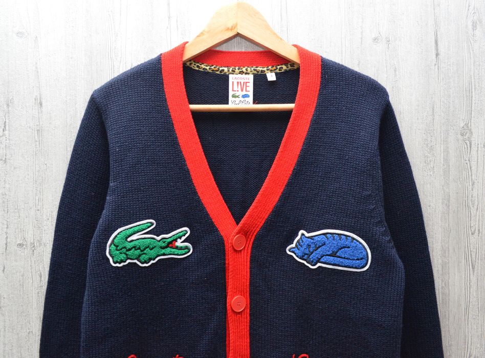 Lacoste Lacoste Live x Cool Cats Wool Cardigan Size 3 / S