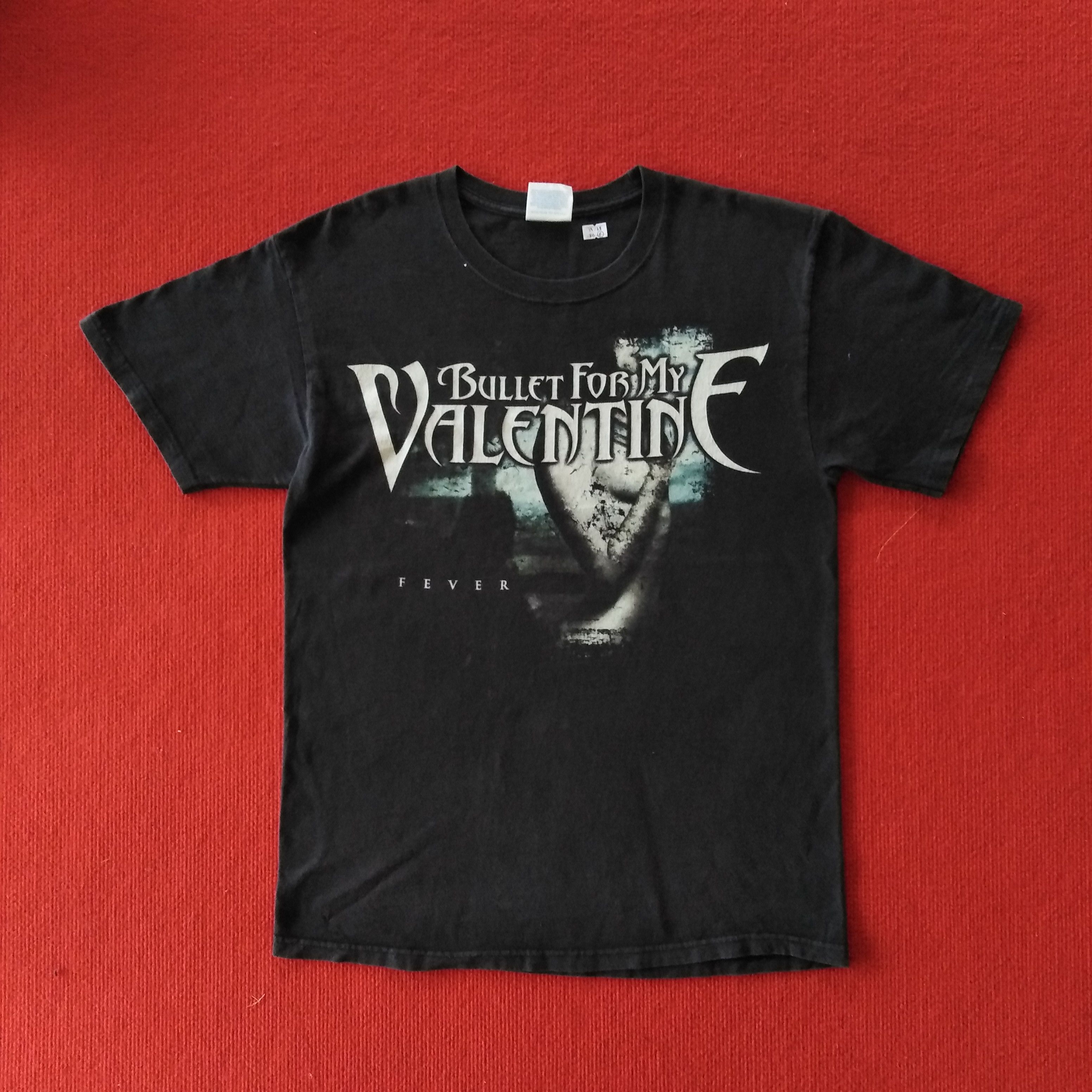 Y2K HANES BULLET FOR MY VALENTINE SHIRT 2XL BLACK METAL BAND