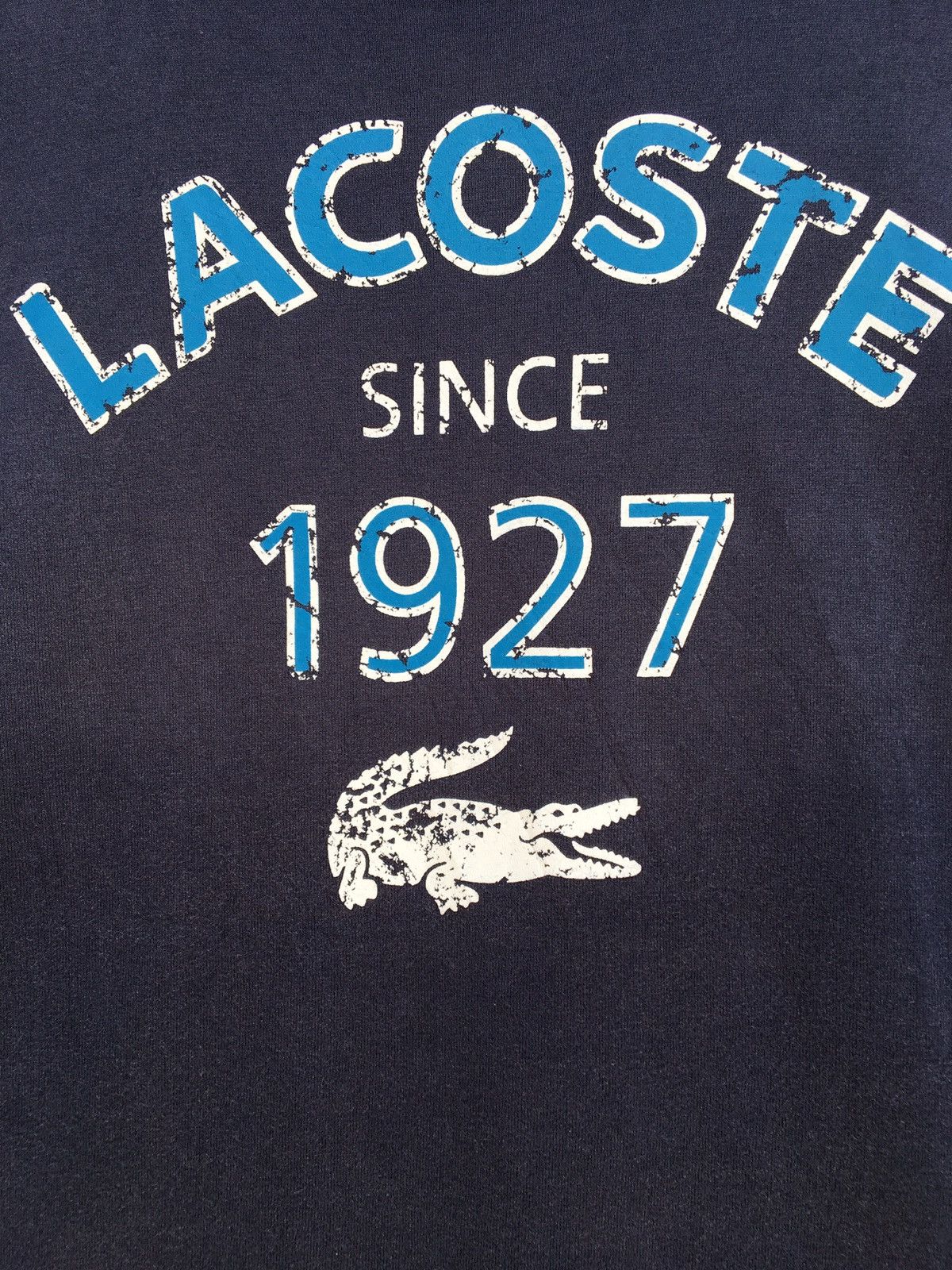 Lacoste Vintage Lacoste Spellout Tshirt Size US L / EU 52-54 / 3 - 5 Thumbnail
