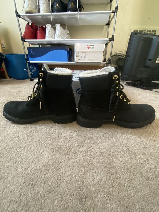 Champion timberlands outlet black and gold