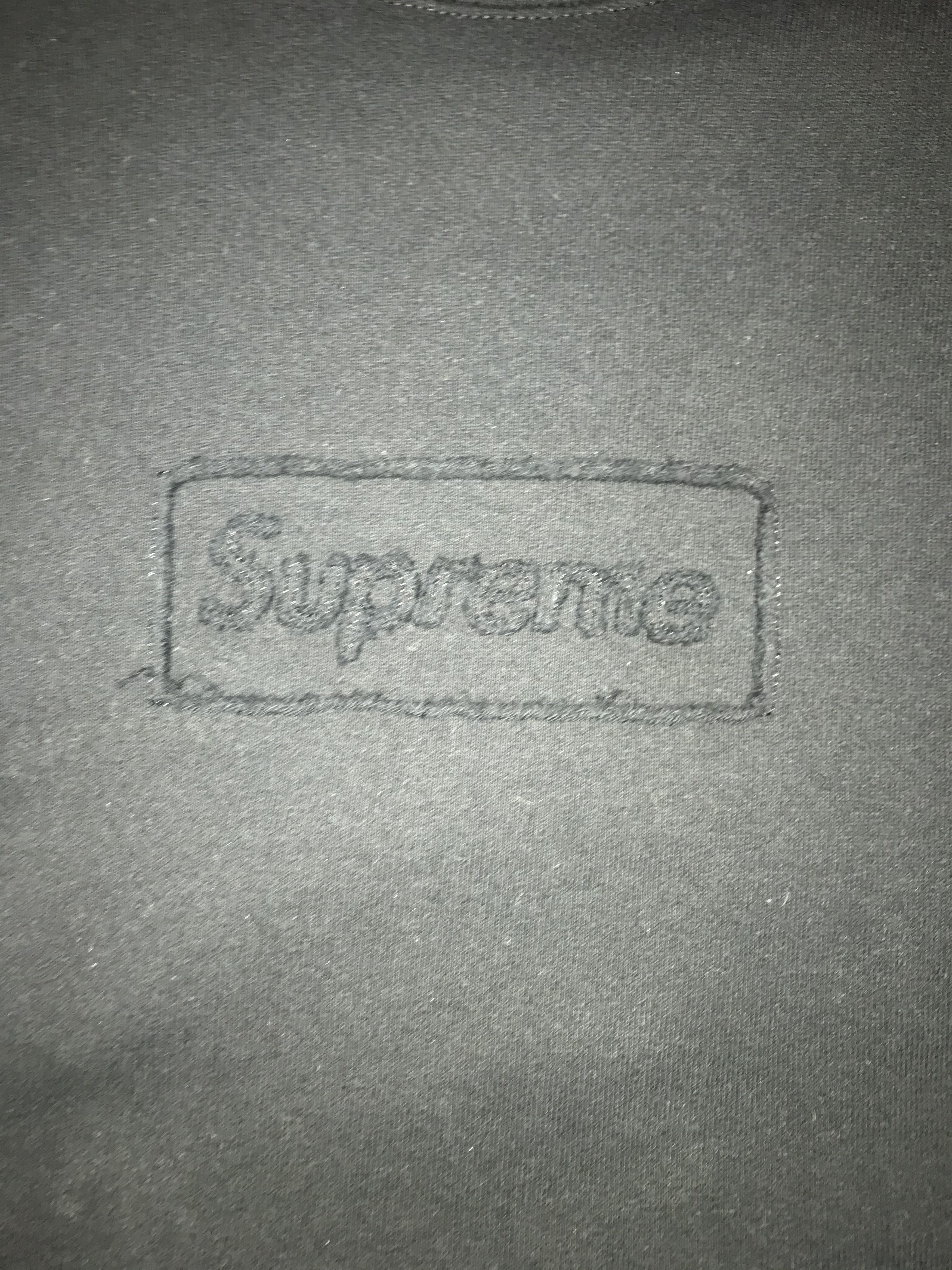 Supreme Supreme Cutout Logo Crewneck Size US L / EU 52-54 / 3 - 2 Thumbnail