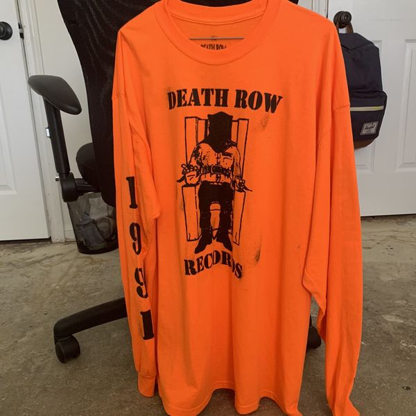 Death Row Records Orange Death Row Records long sleeve Size US XL / EU 56 / 4 - 1 Preview