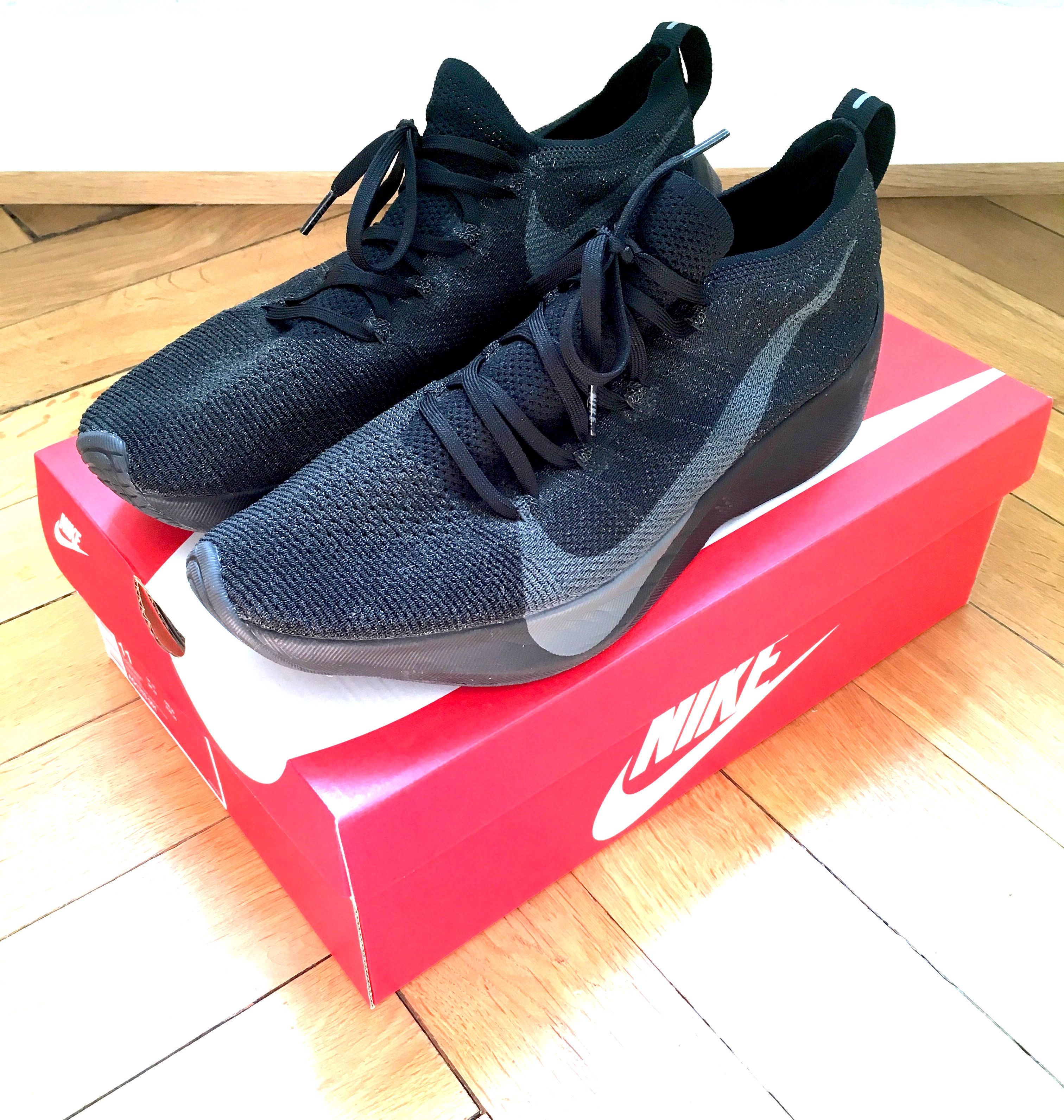 Nike React Vaporfly Elite Triple Black SZ US 11 Grailed