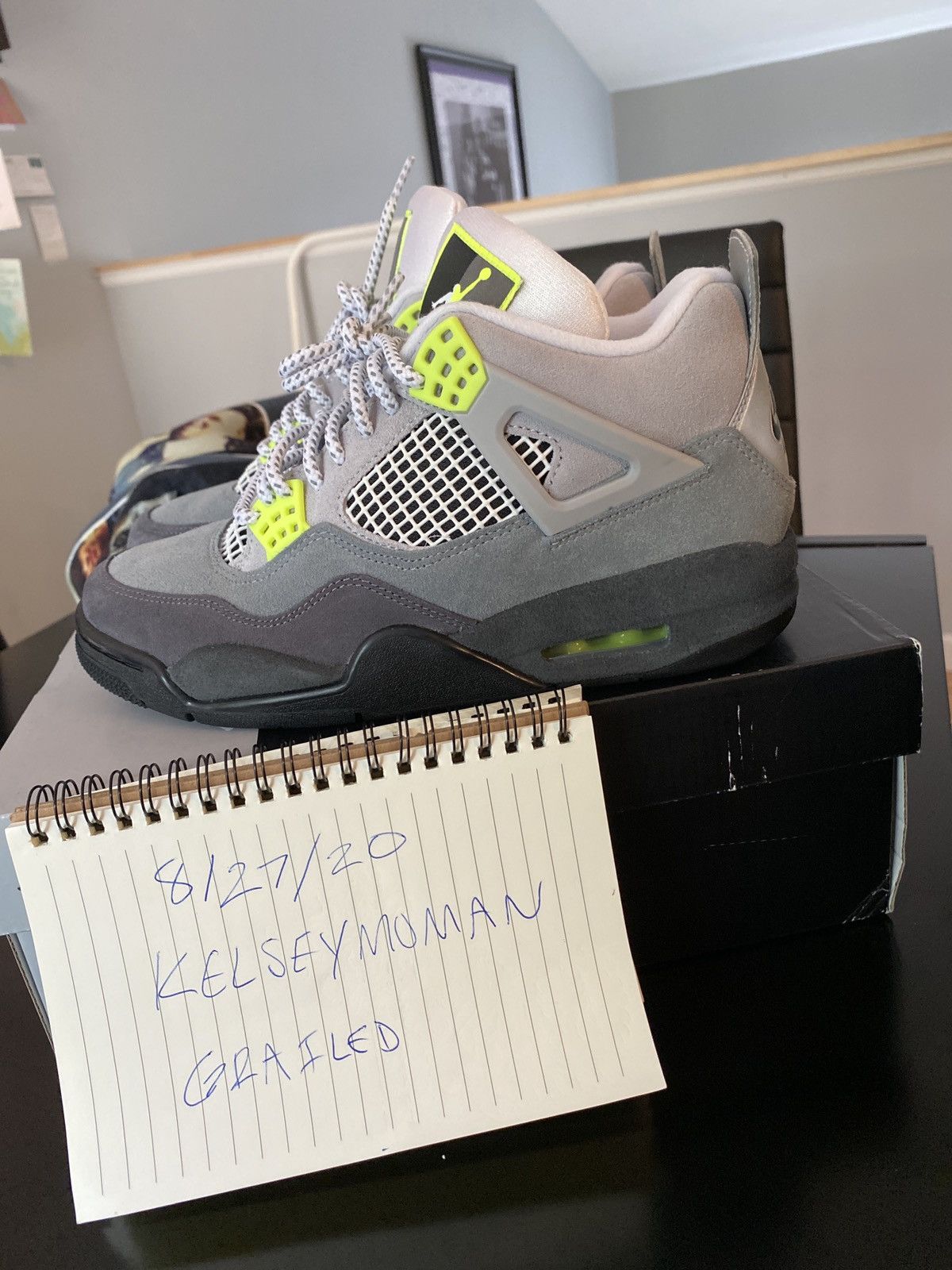 jordan 4 retro le neon