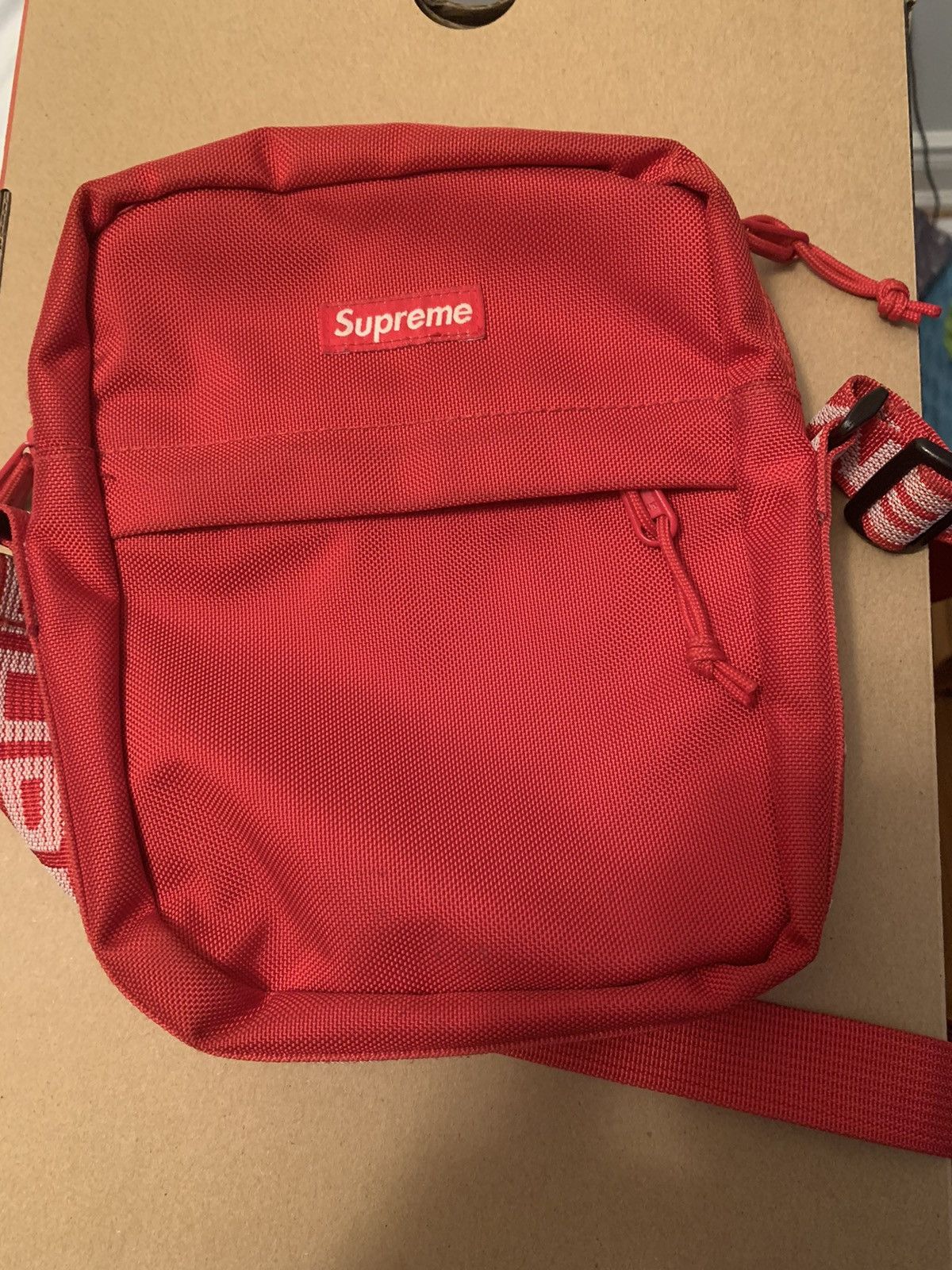 Supreme shoulder bag ss18 (Red)