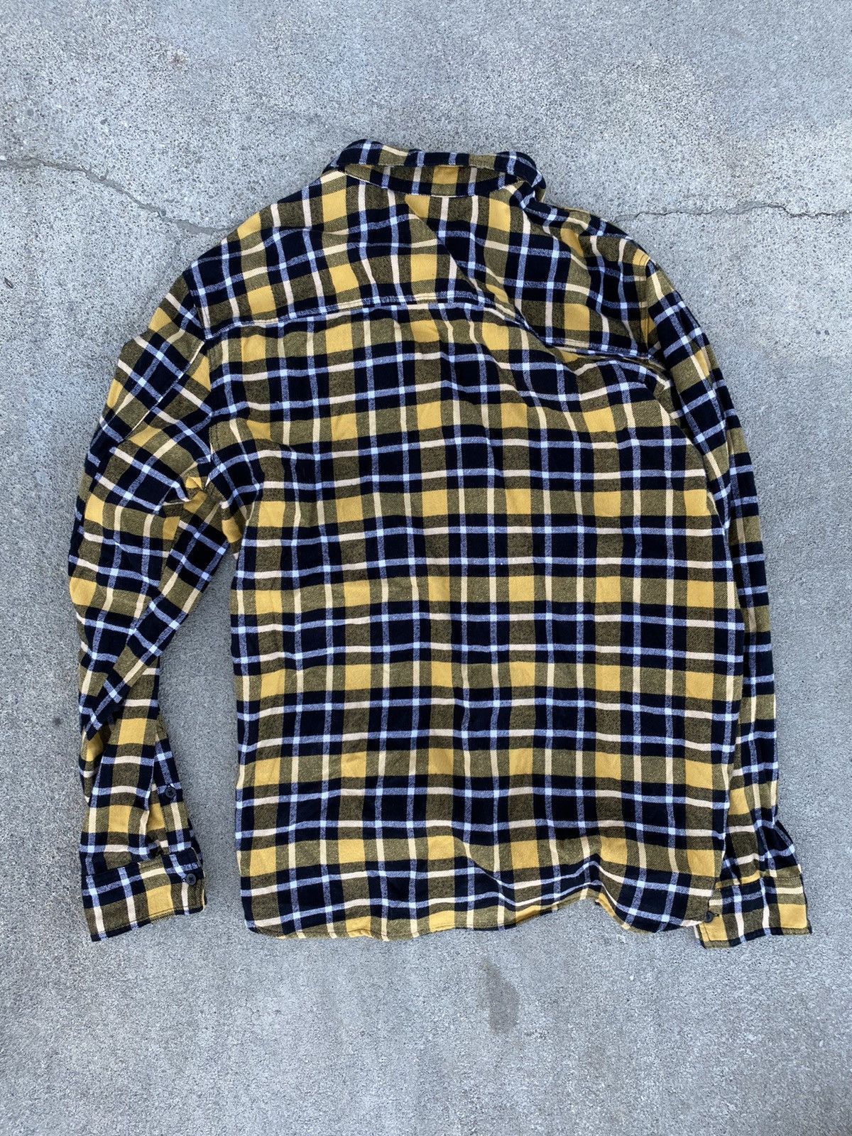 Divided Vintage Travis Scott black and yellow flannel Size US L / EU 52-54 / 3 - 2 Thumbnail