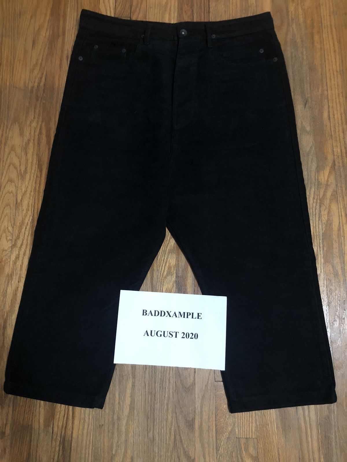 送料無料 店舗 Rick Moleskin Cropped Astair FW16 DRKSHDW Owens Rick Owens パンツ
