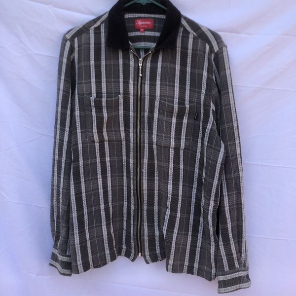 Supreme Supreme Thermal Plaid Zip Up | Grailed