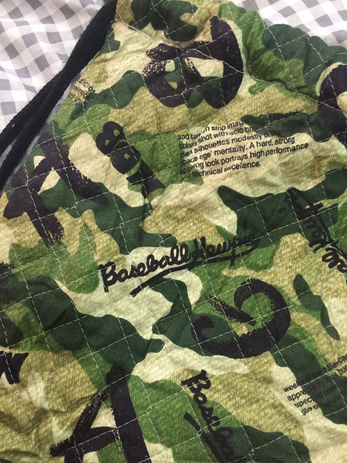 Japanese Brand Camo Drawstring Backpack Style Bag Size ONE SIZE - 7 Thumbnail