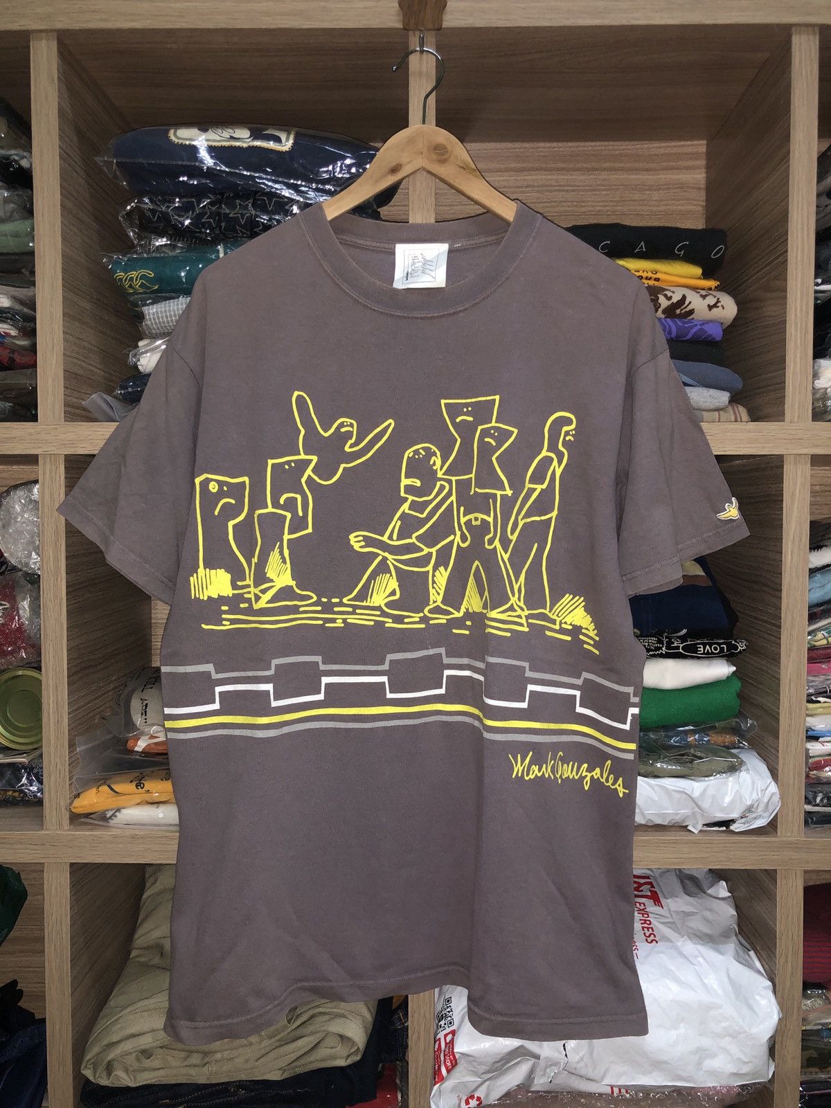 Other Rare Mark Gonzales Big Print TShirt Size US L / EU 52-54 / 3 - 1 Thumbnail