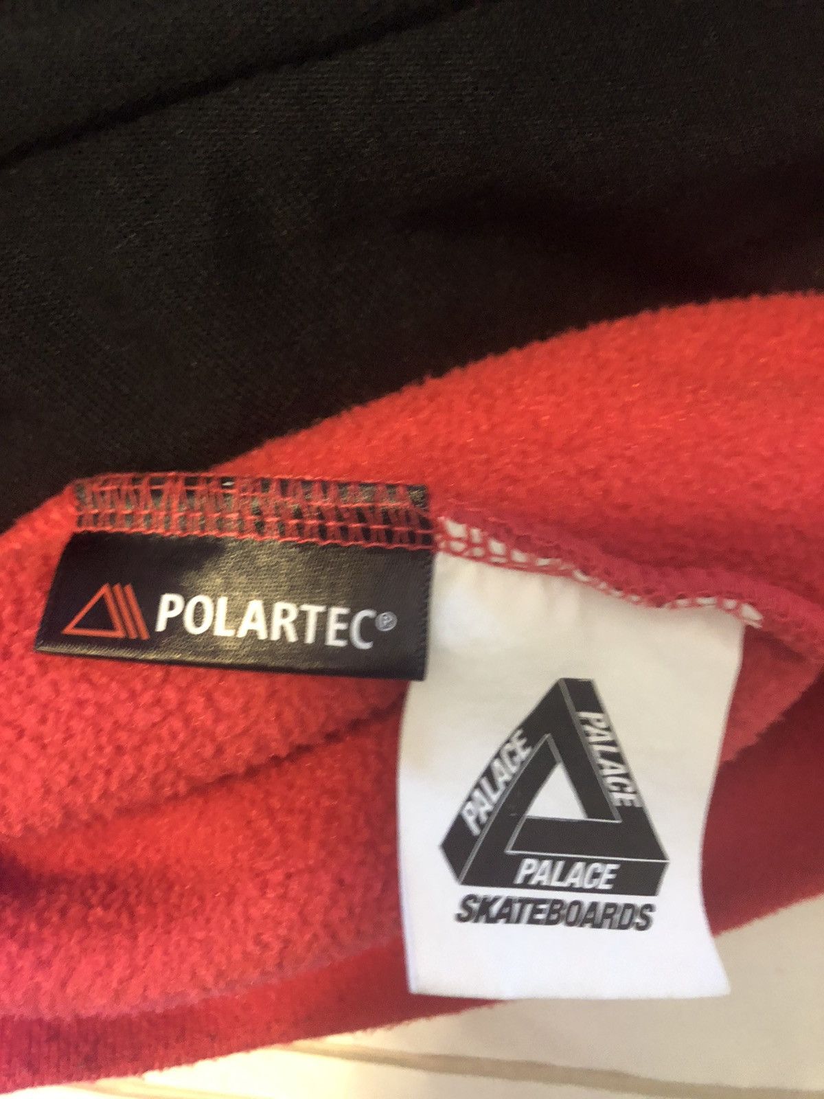 Palace × Polartec Palace Red Lazer Polartec Fleece Hoodie Size US L / EU 52-54 / 3 - 7 Thumbnail