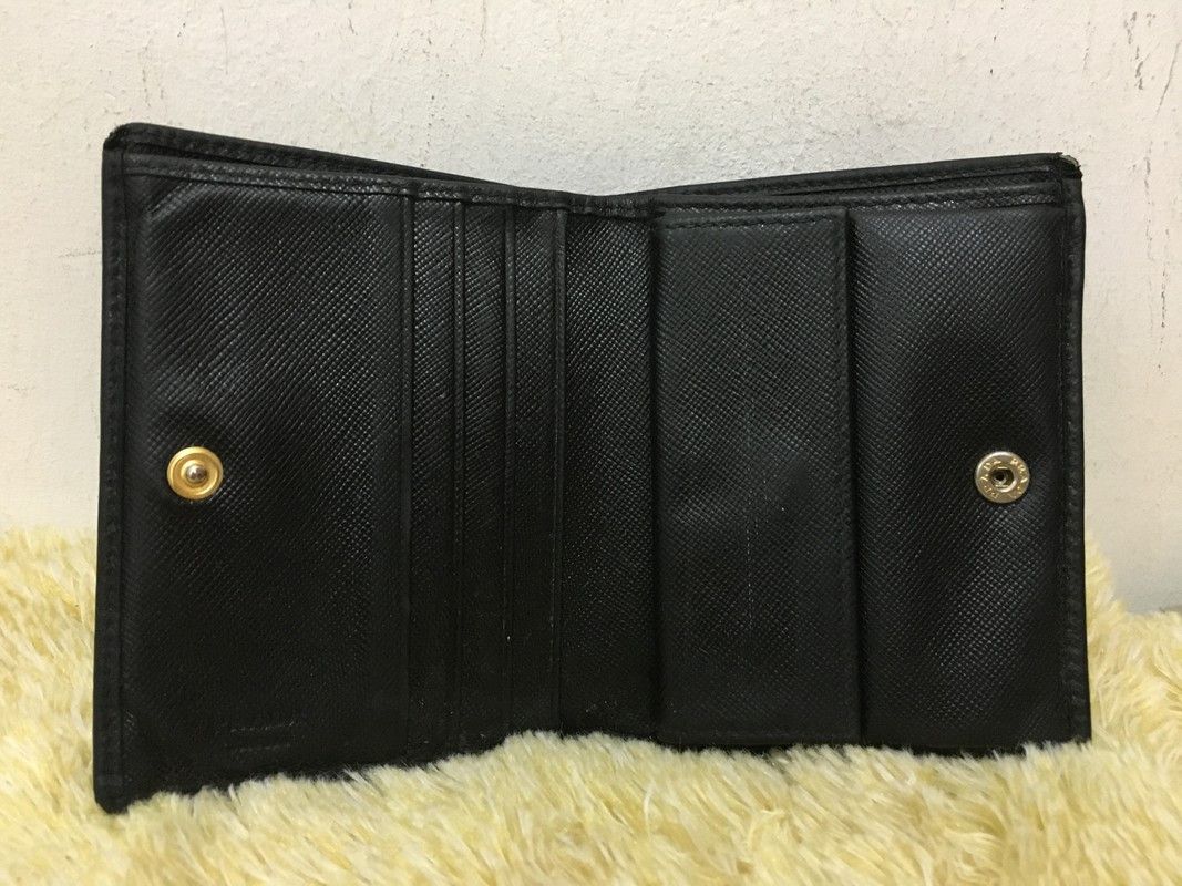 Prada Prada Leather Bifold Wallet Size ONE SIZE - 7 Thumbnail