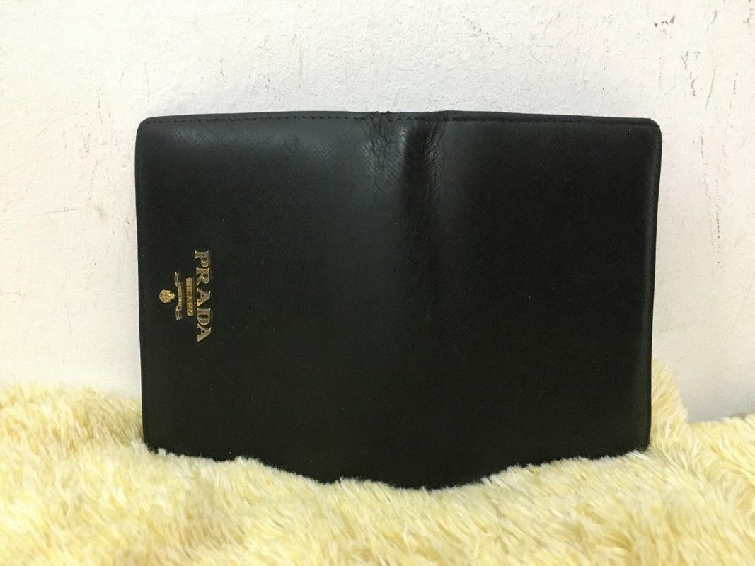 Prada Prada Leather Bifold Wallet Size ONE SIZE - 8 Thumbnail
