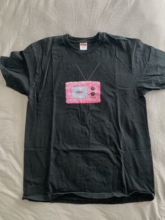 Supreme tv tee outlet grey