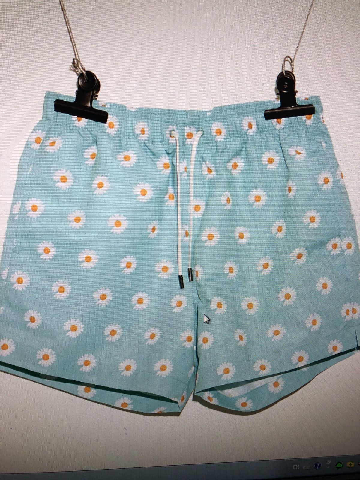 peaceminusone PMO DAISY ALLOVER SHORT PANTS #1 SKY BLUE | Grailed