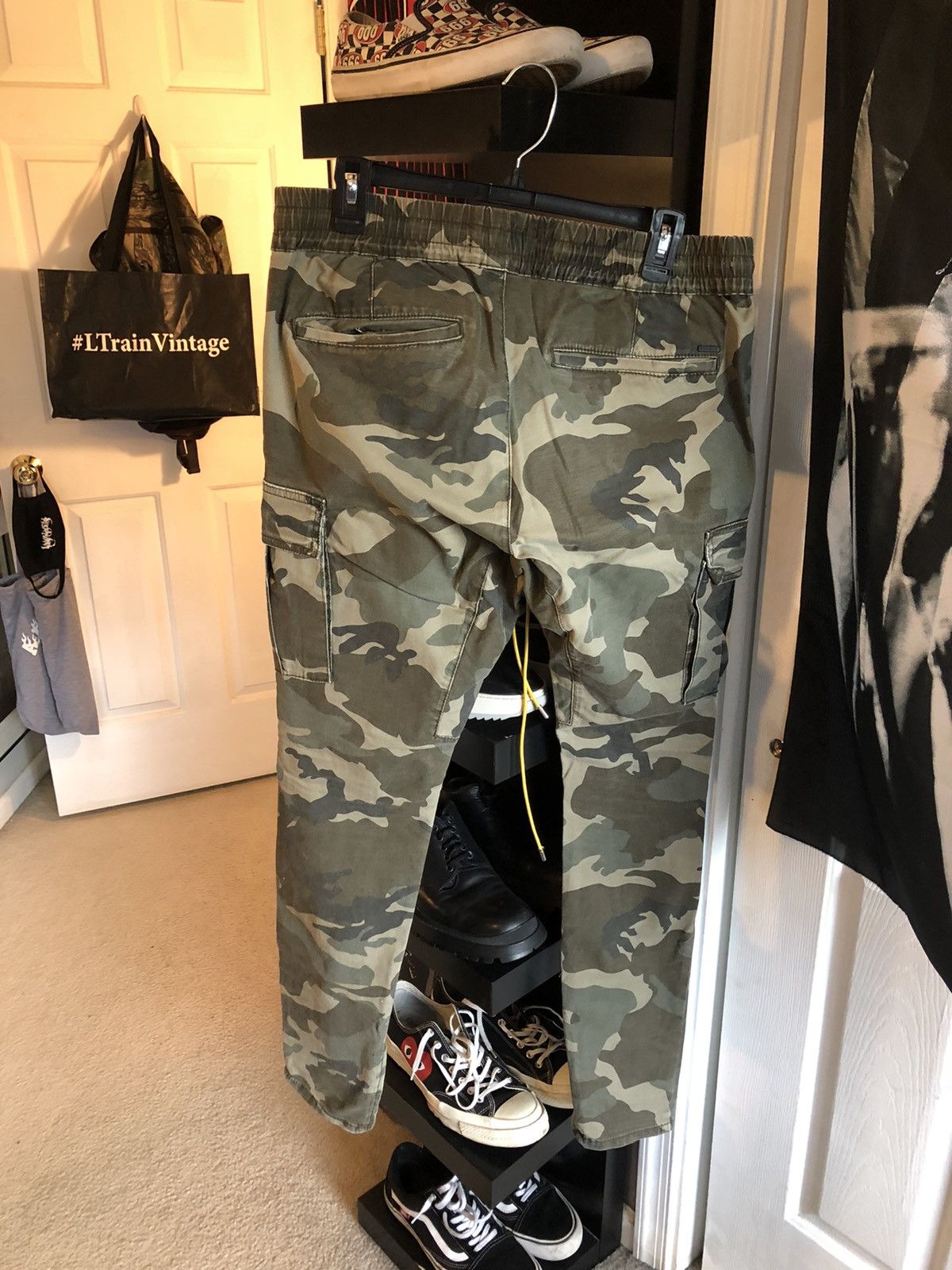 Pacsun Custom Skinny Camo Cargo Pants Pacsun Rhude Lookalike MEDIUM Grailed