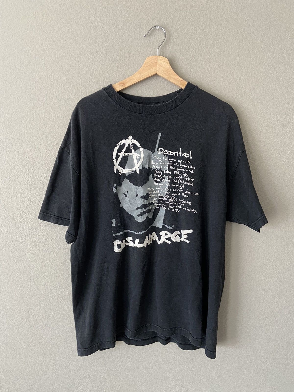 Vintage Vintage Discharge Punk Rock Band T Shirt Black | Grailed