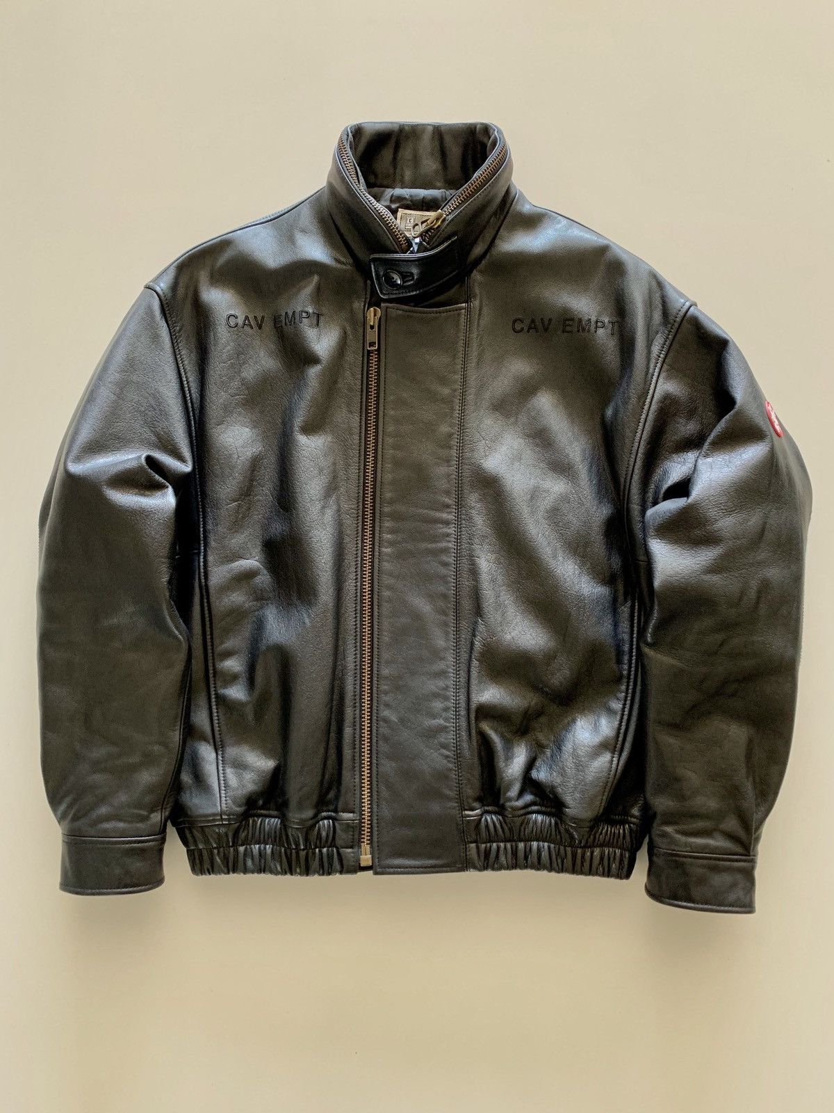 Cav Empt Cav Empt C.R Leather Jacket | Grailed