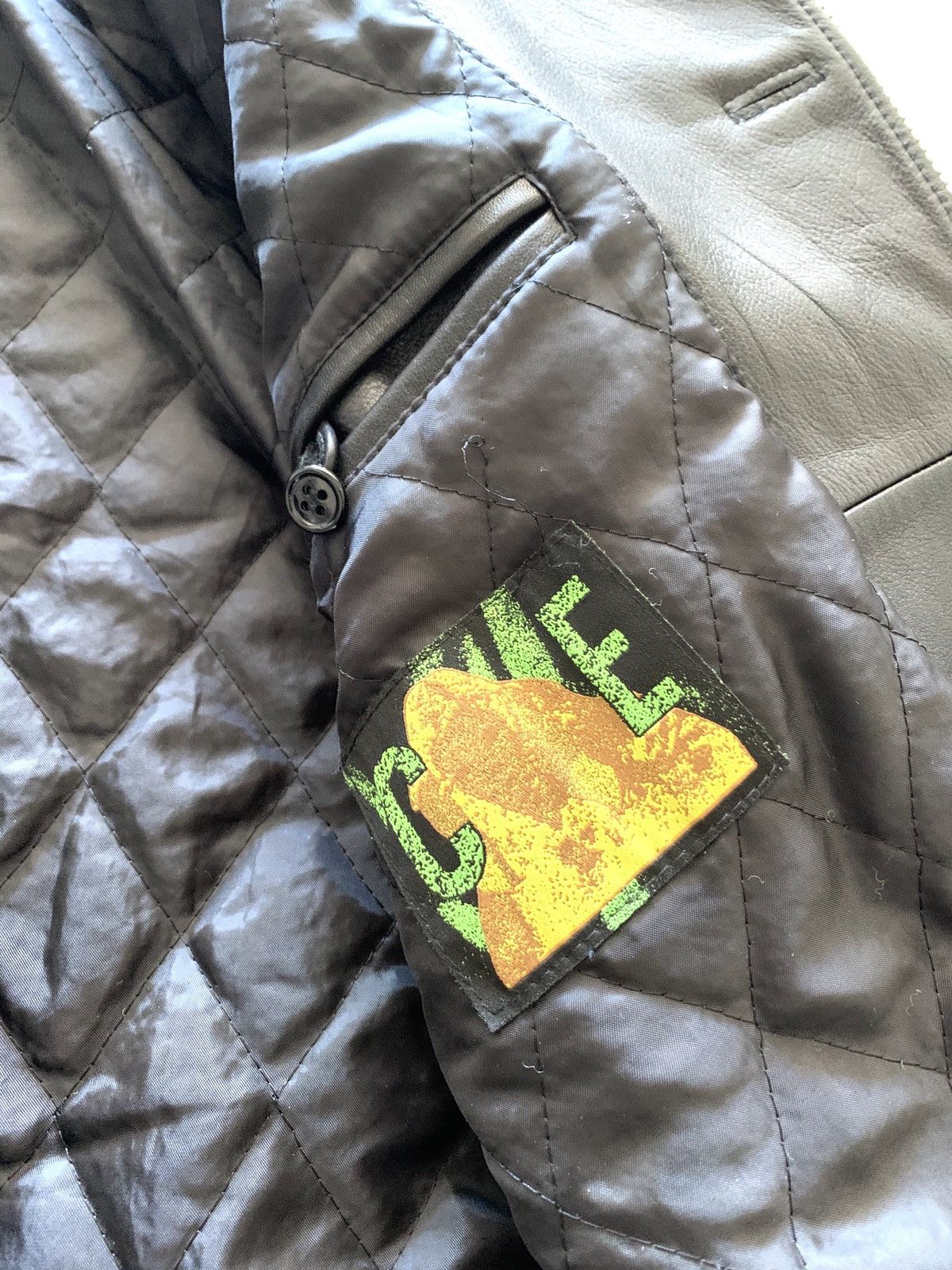 Cav Empt Cav Empt C.R Leather Jacket | Grailed