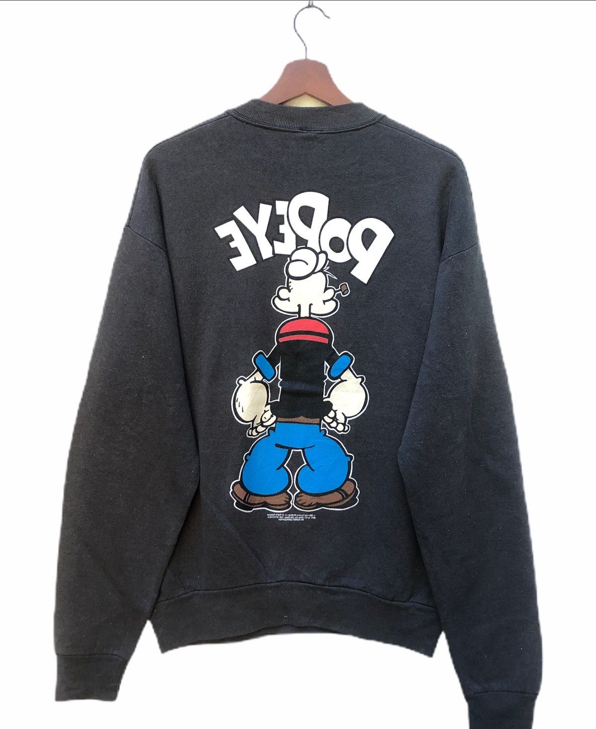 Disney Vintage 90s Popeye Cartoon Crewneck Size US L / EU 52-54 / 3 - 3 Thumbnail