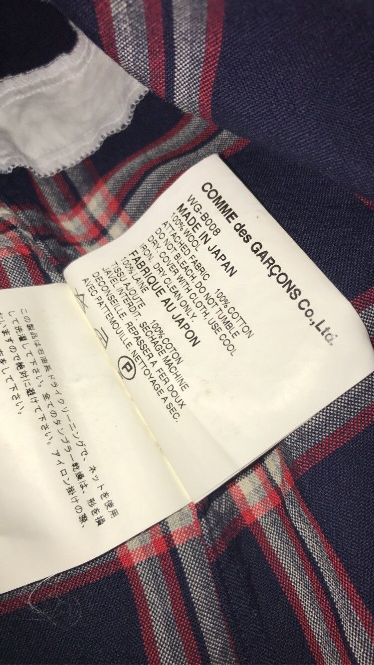 Comme des Garcons AD2002 Cross Patchwork Plaid Shirt Size US M / EU 48-50 / 2 - 4 Thumbnail