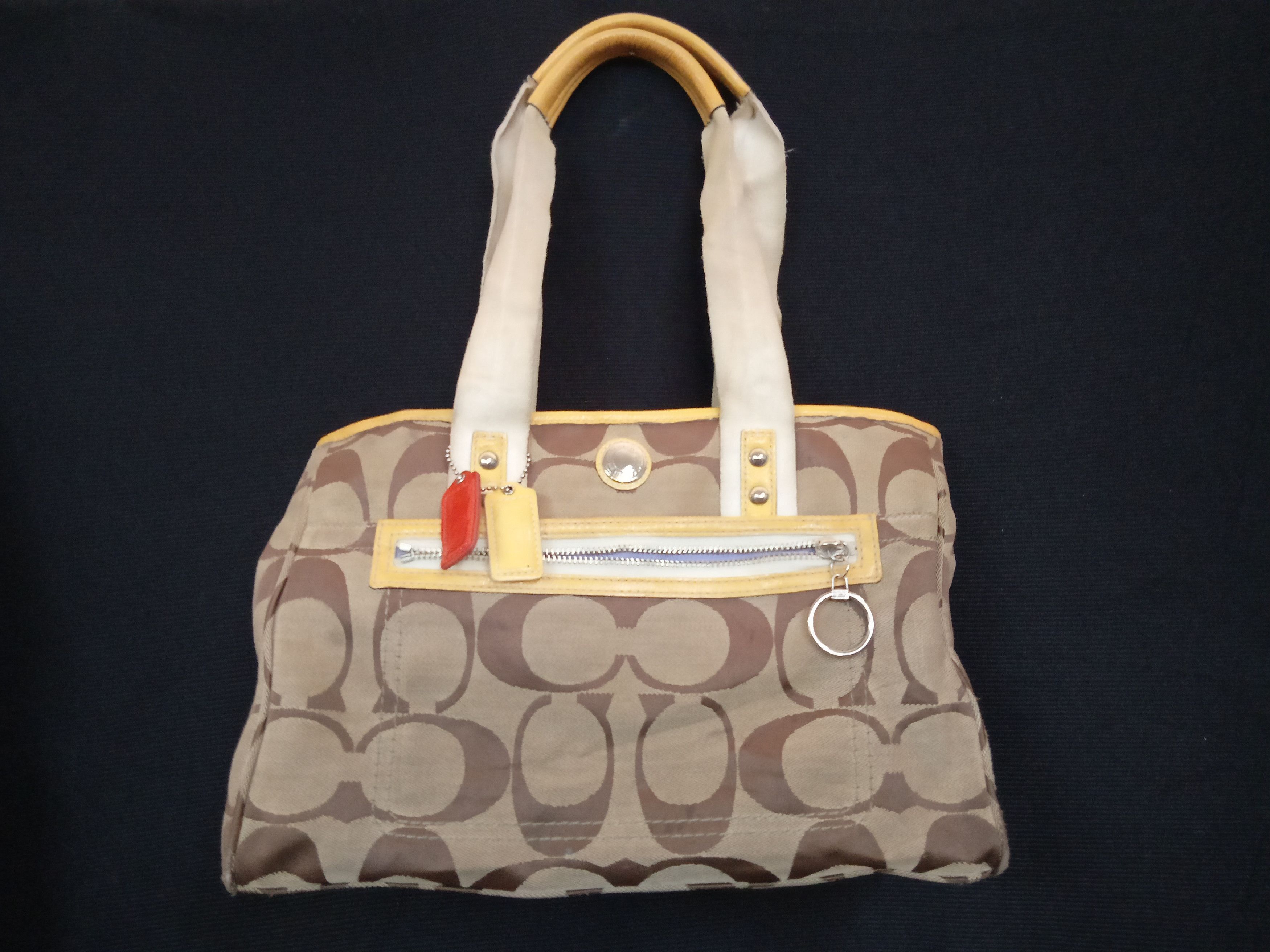 AUTHENTIC COACH MONOGRAM BAG