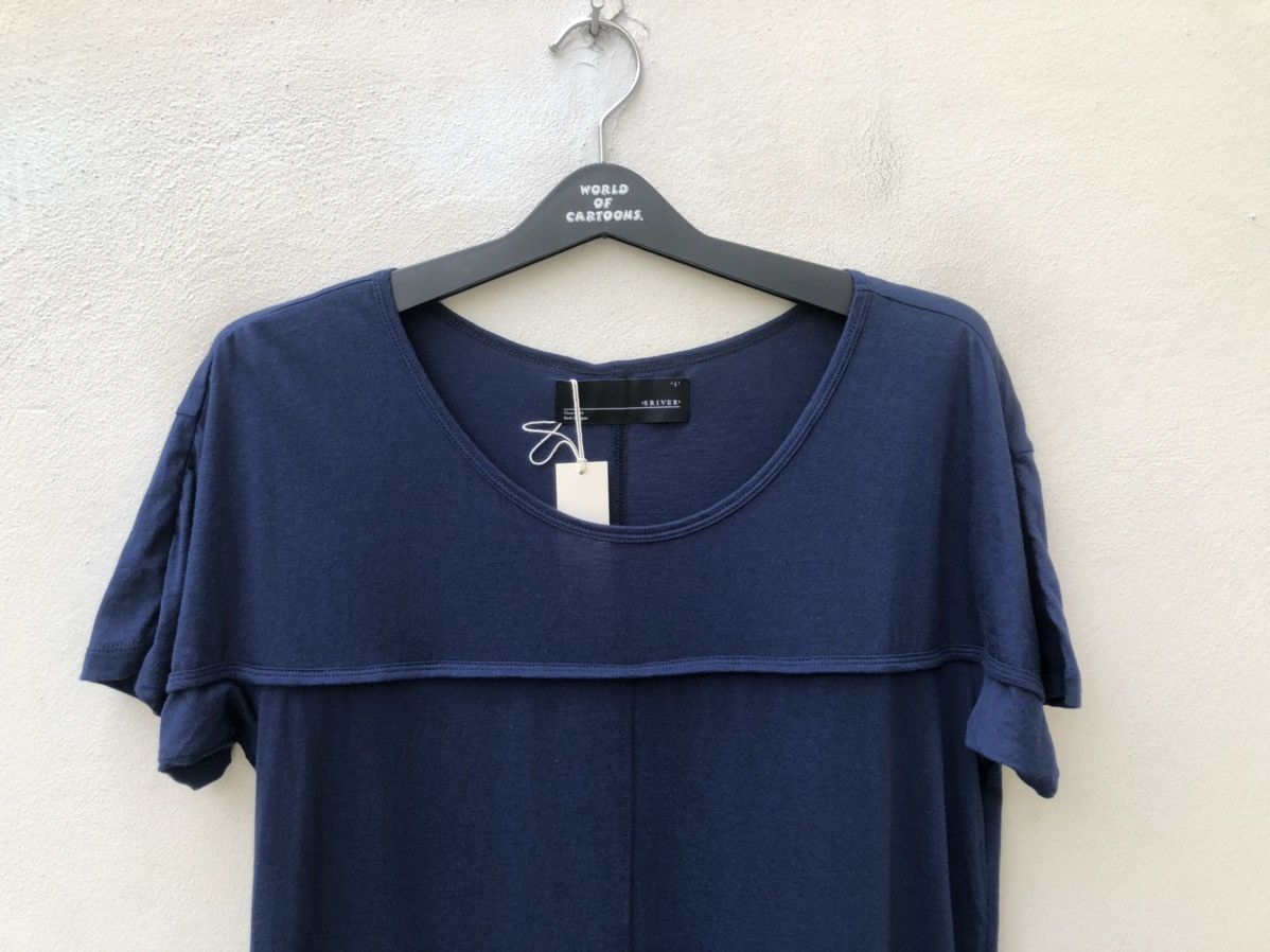 Devilock NEW Japan Designer SRIVER Wide Neck Patchwork t shir Size US S / EU 44-46 / 1 - 2 Thumbnail