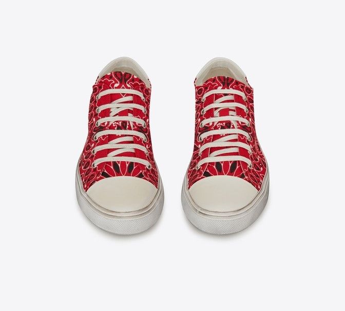Saint Laurent Paris Saint Laurent Bandana Low Top Sneakers Grailed