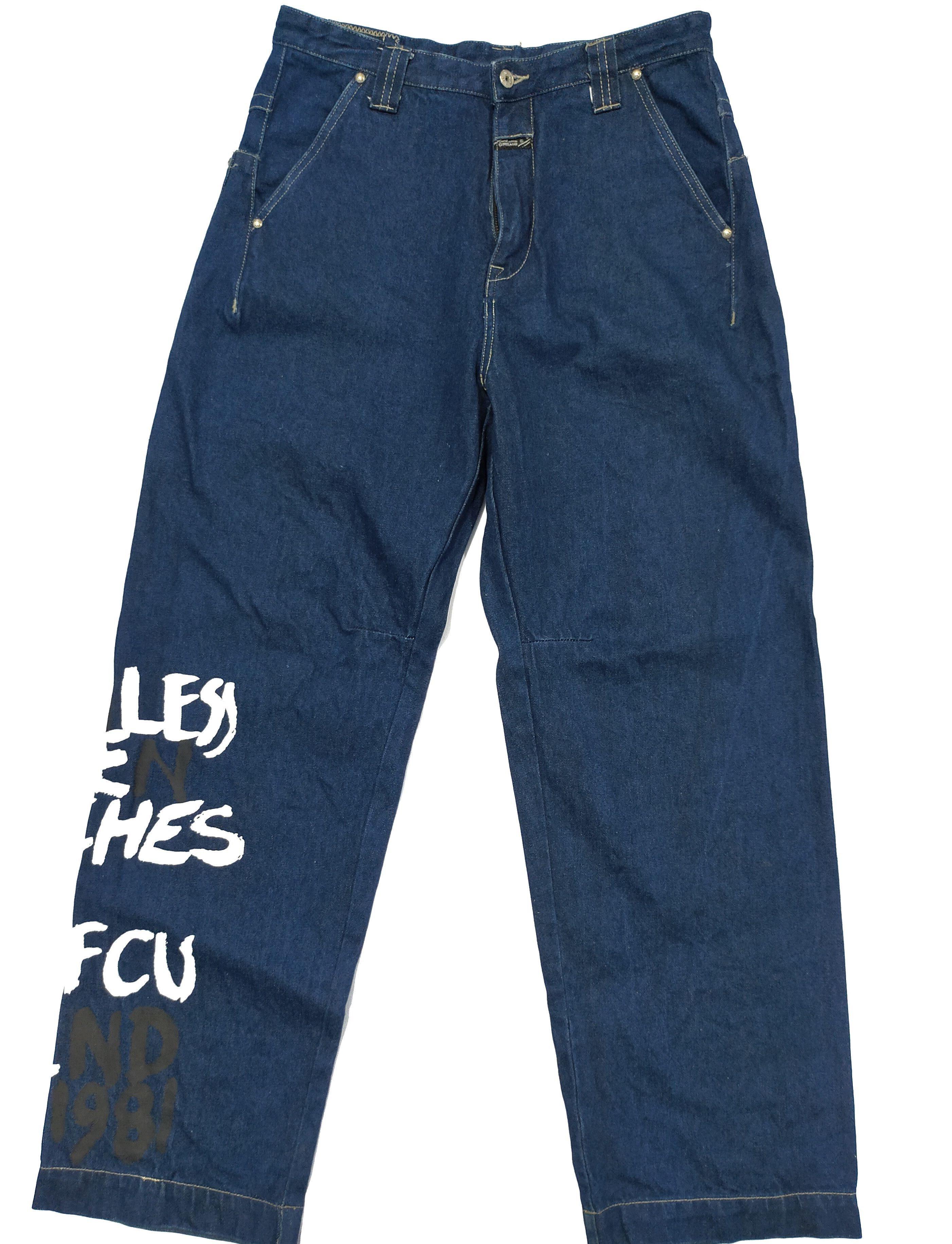 Vintage Marithe Francois Girbaud Jeans Big Logo Spell out
