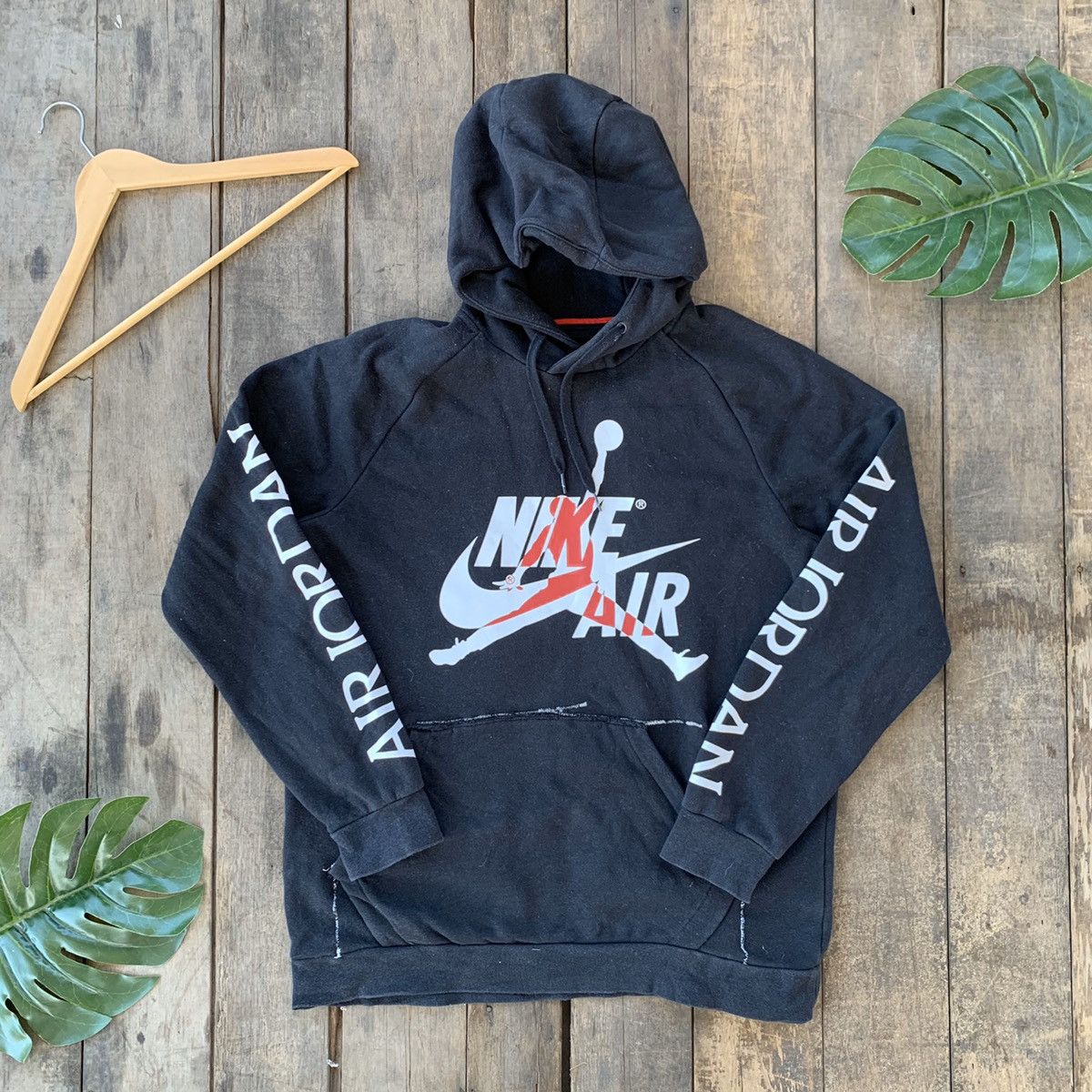 Nike Nike air jordan repaired hoodie Grailed
